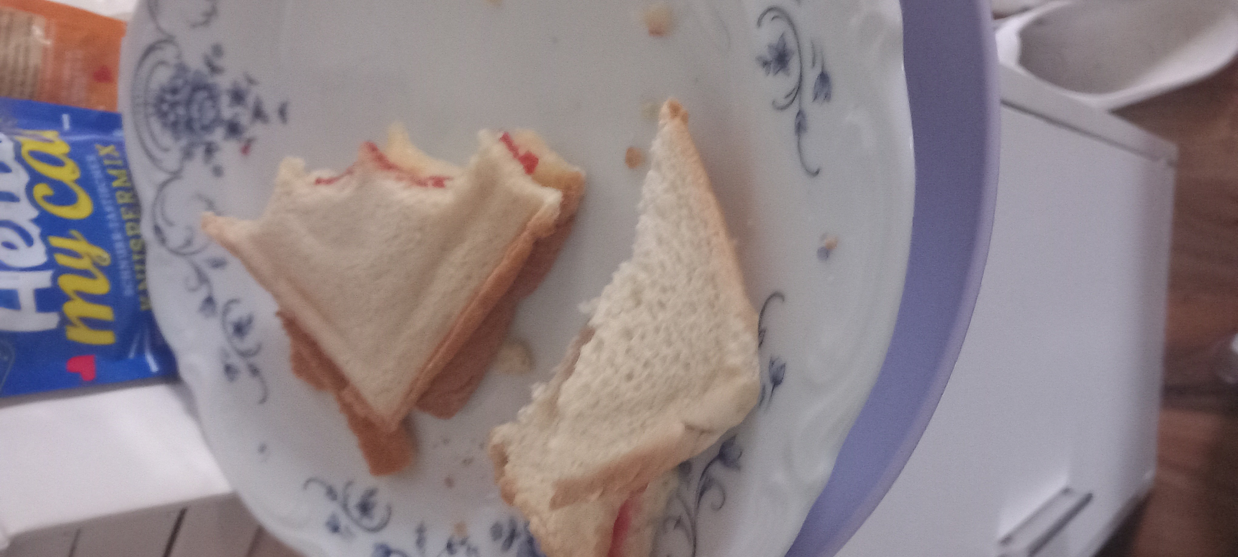 Sandwich mit Marmelade