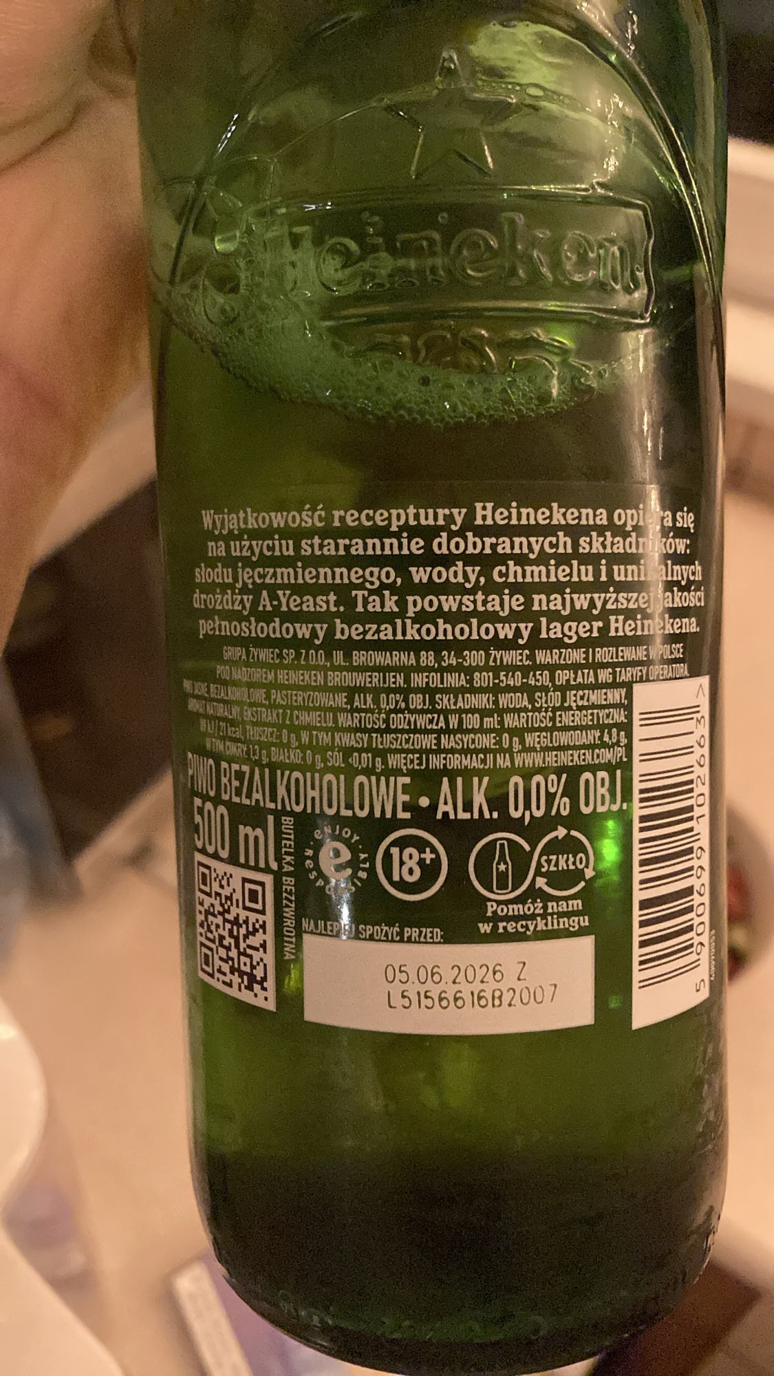 Non-alcoholic Beer 500ml