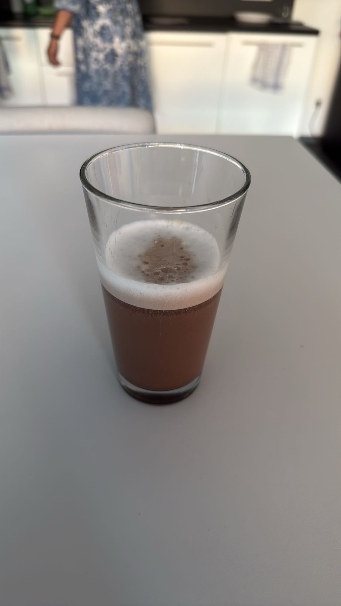 Chocolademelk glas