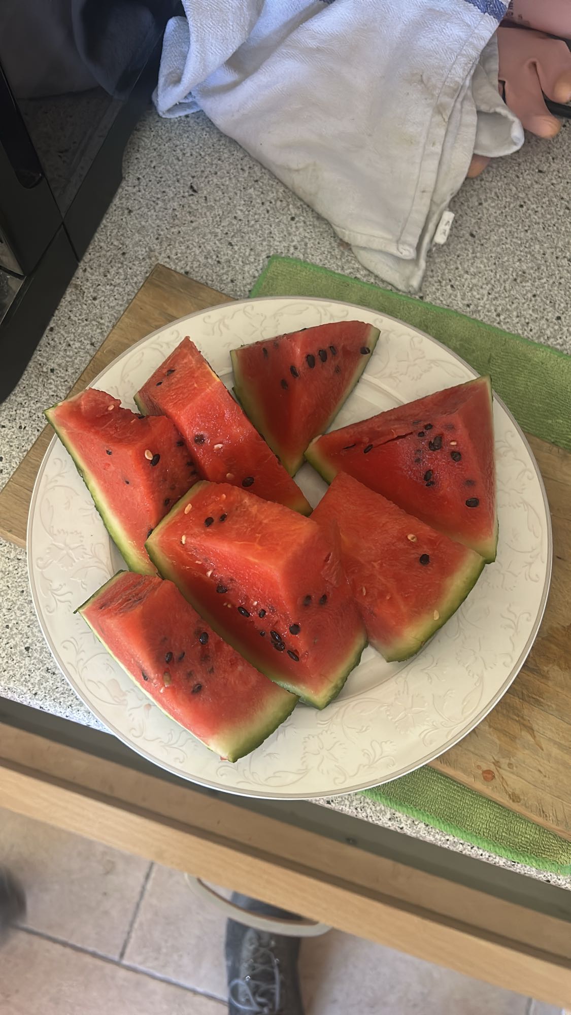 Wassermelonenstücke