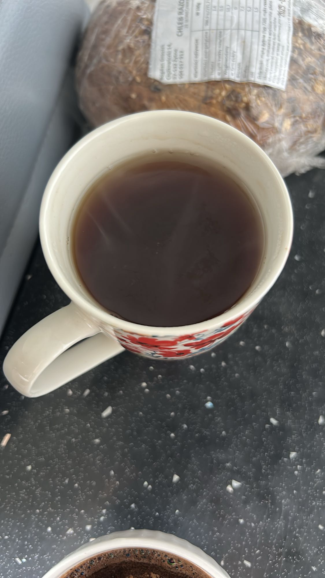 filiżanka czarnej herbaty