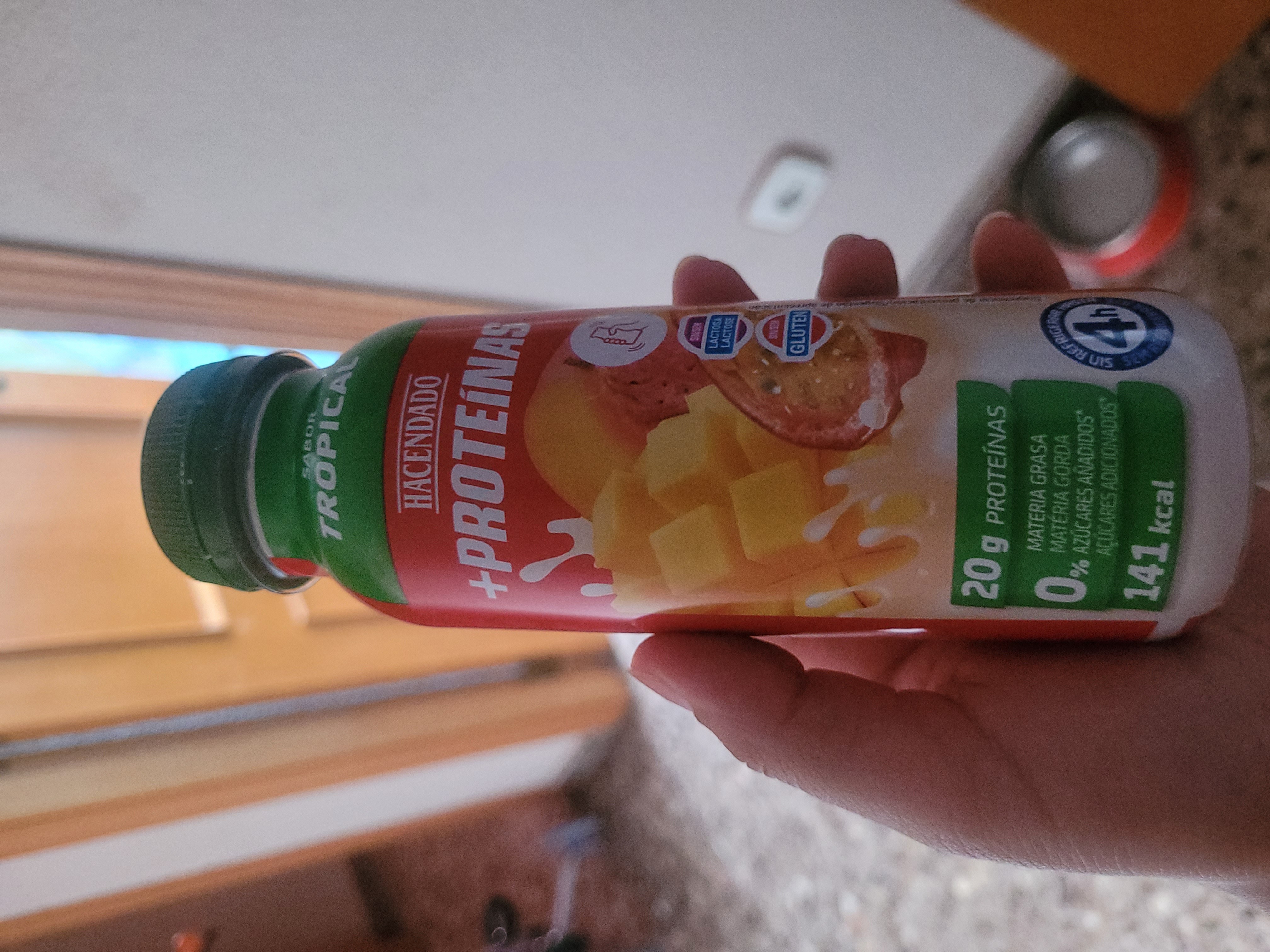 Batido tropical proteínas