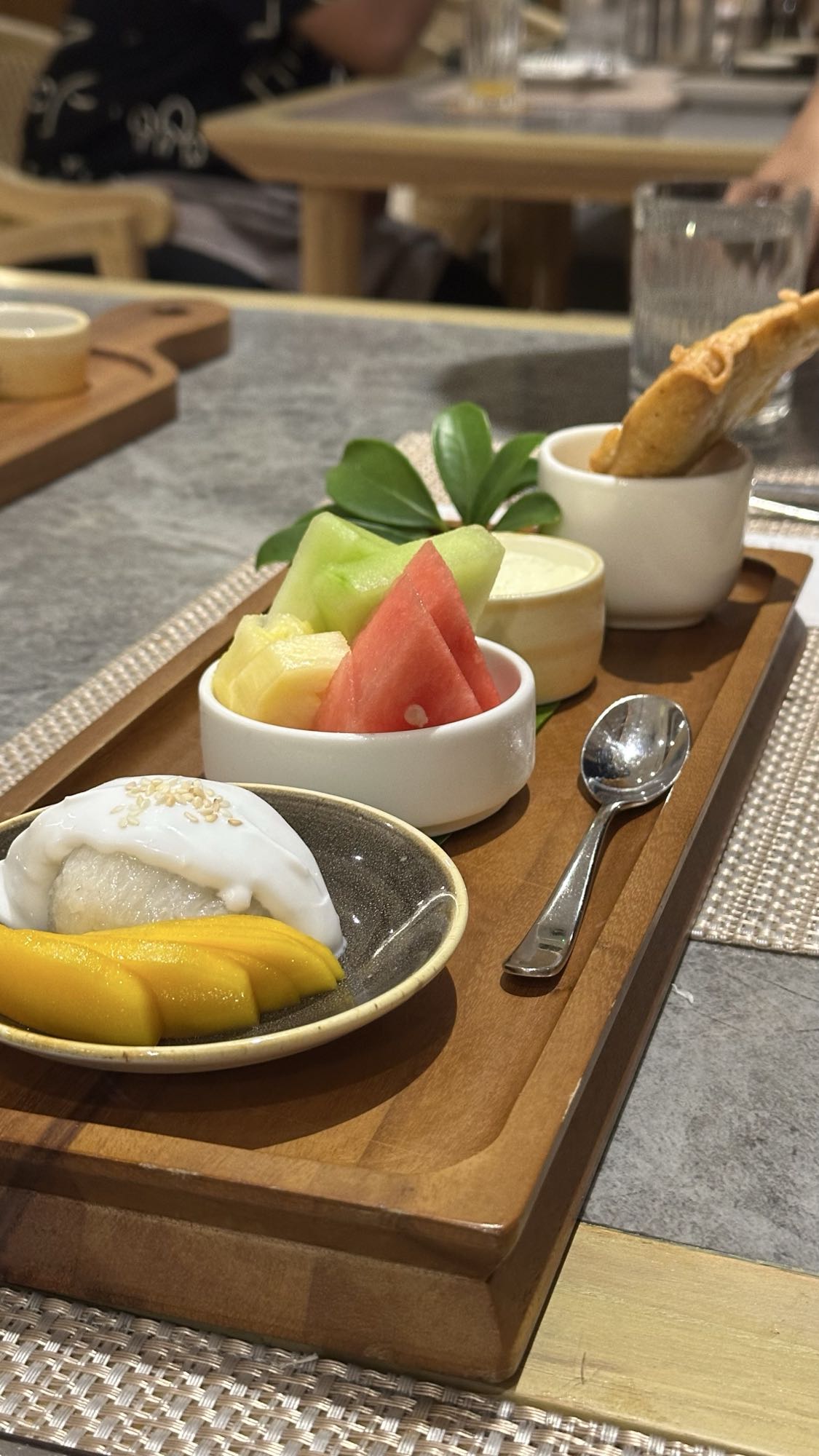 Thai dessert platter