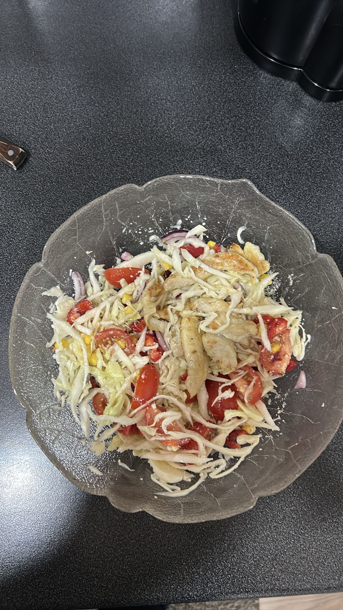 Kyllingsalat med kål