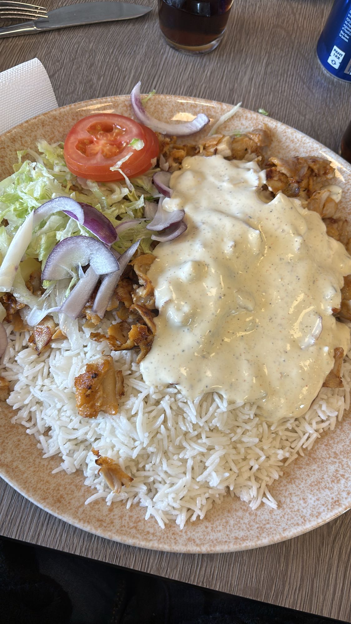 Kycklingtallrik med ris