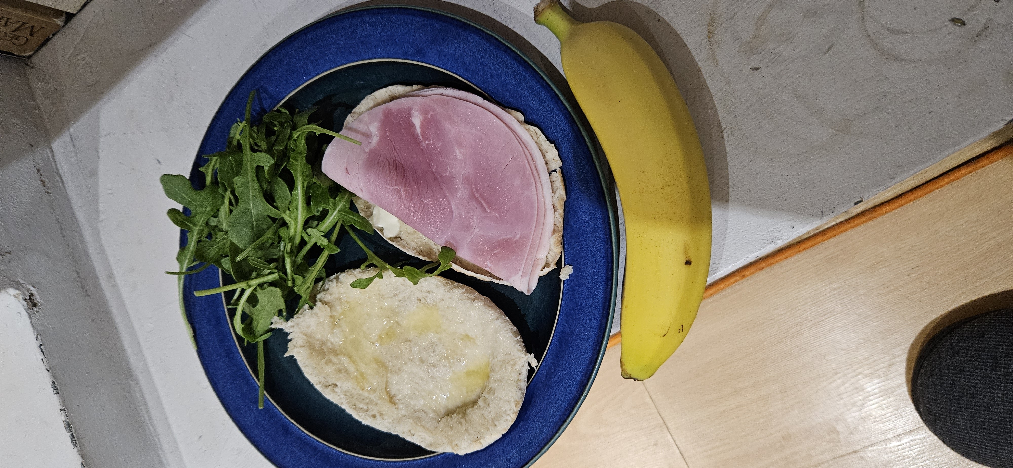 Ham Roll with Banana