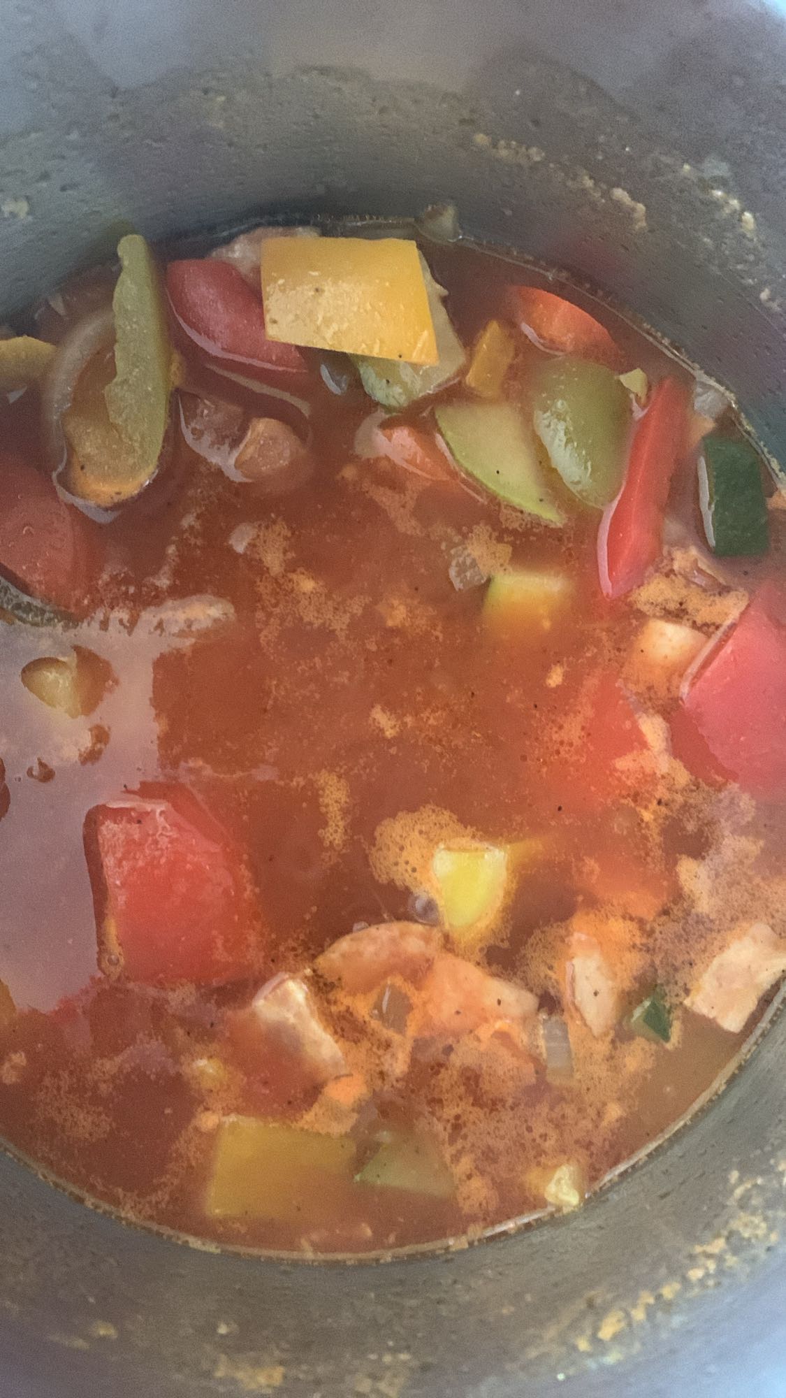 Leczo warzywne z kurczakiem