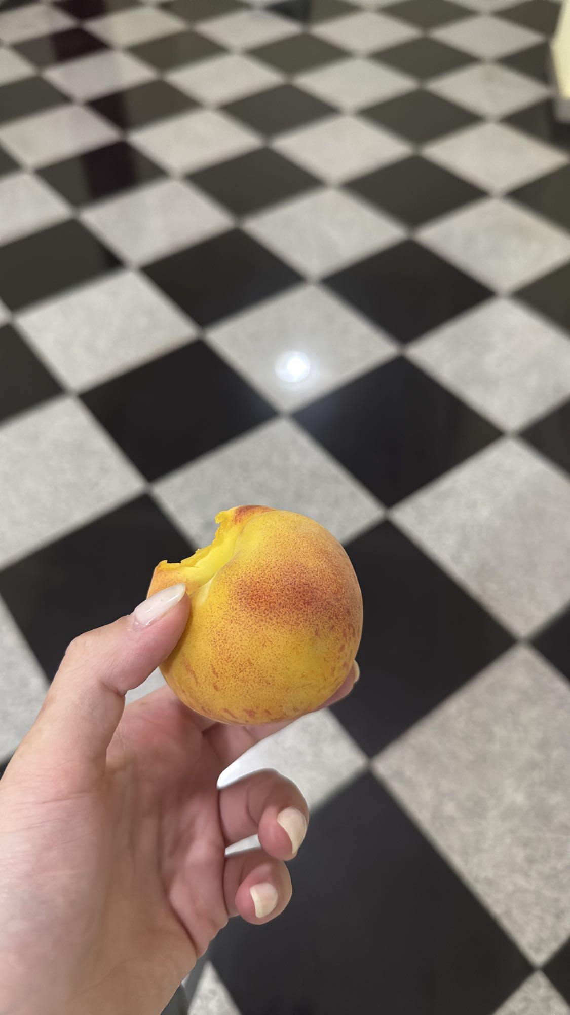 Peach snack