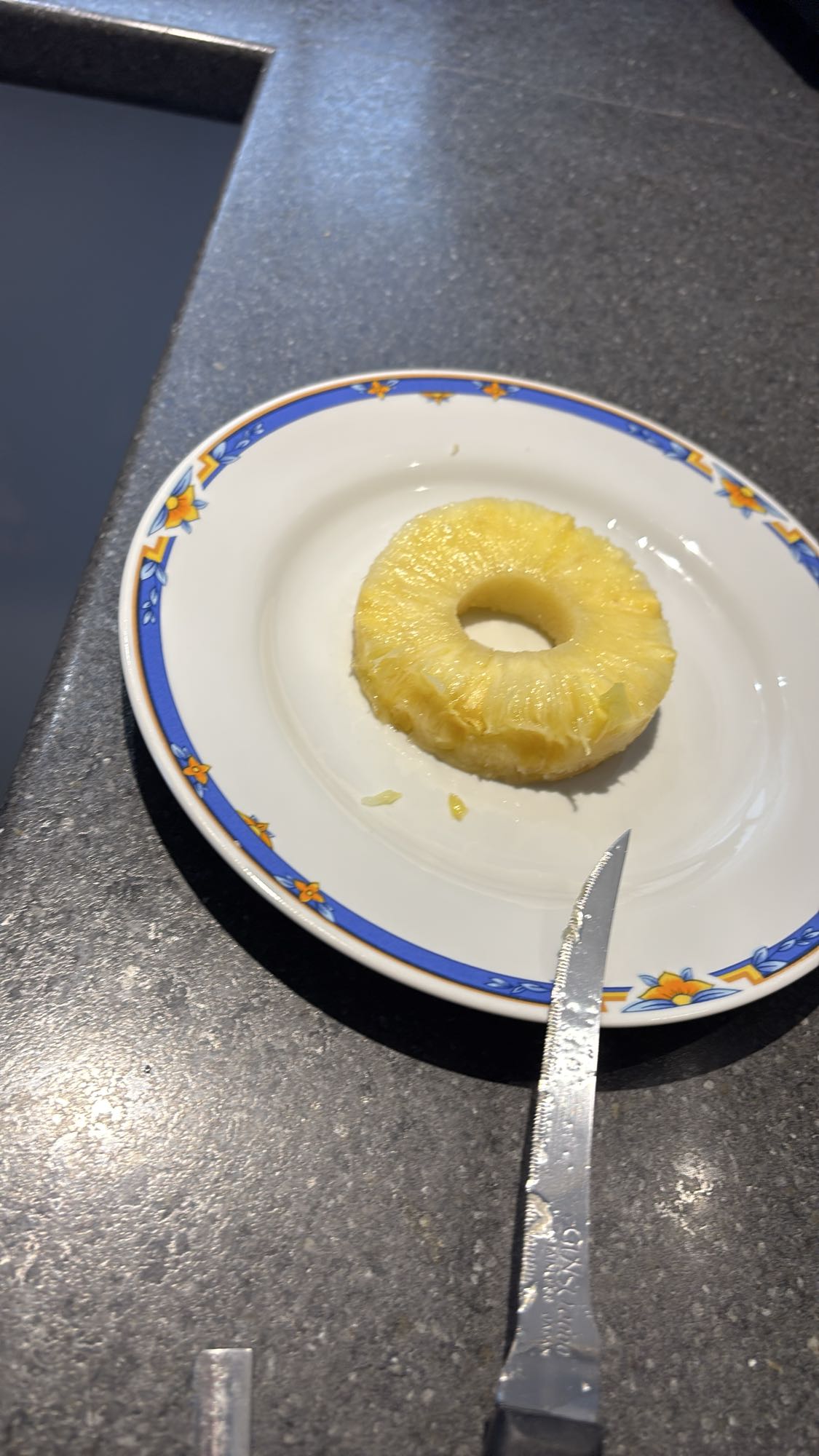 Tranche d'ananas frais