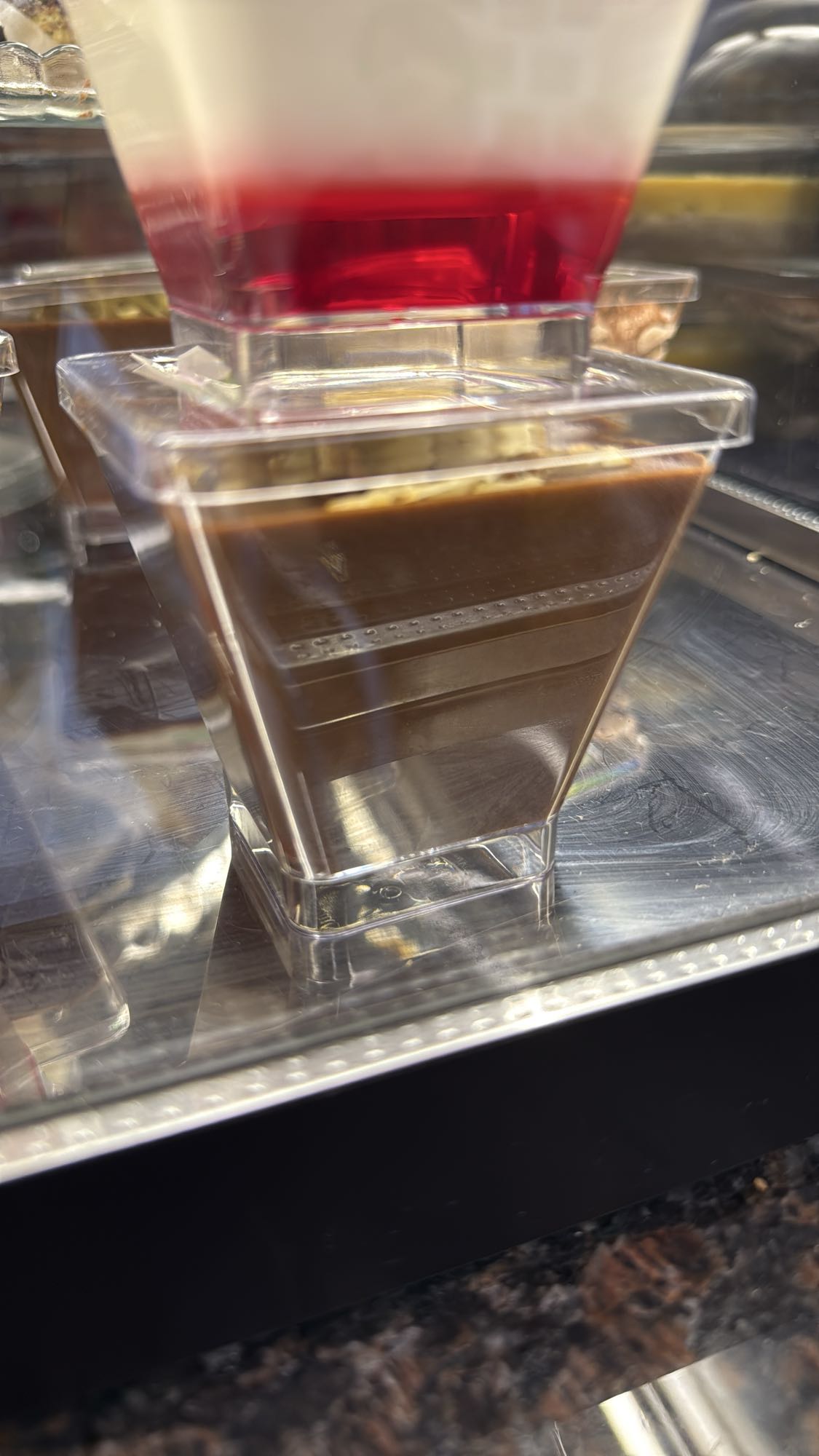 Chocolate mousse cup