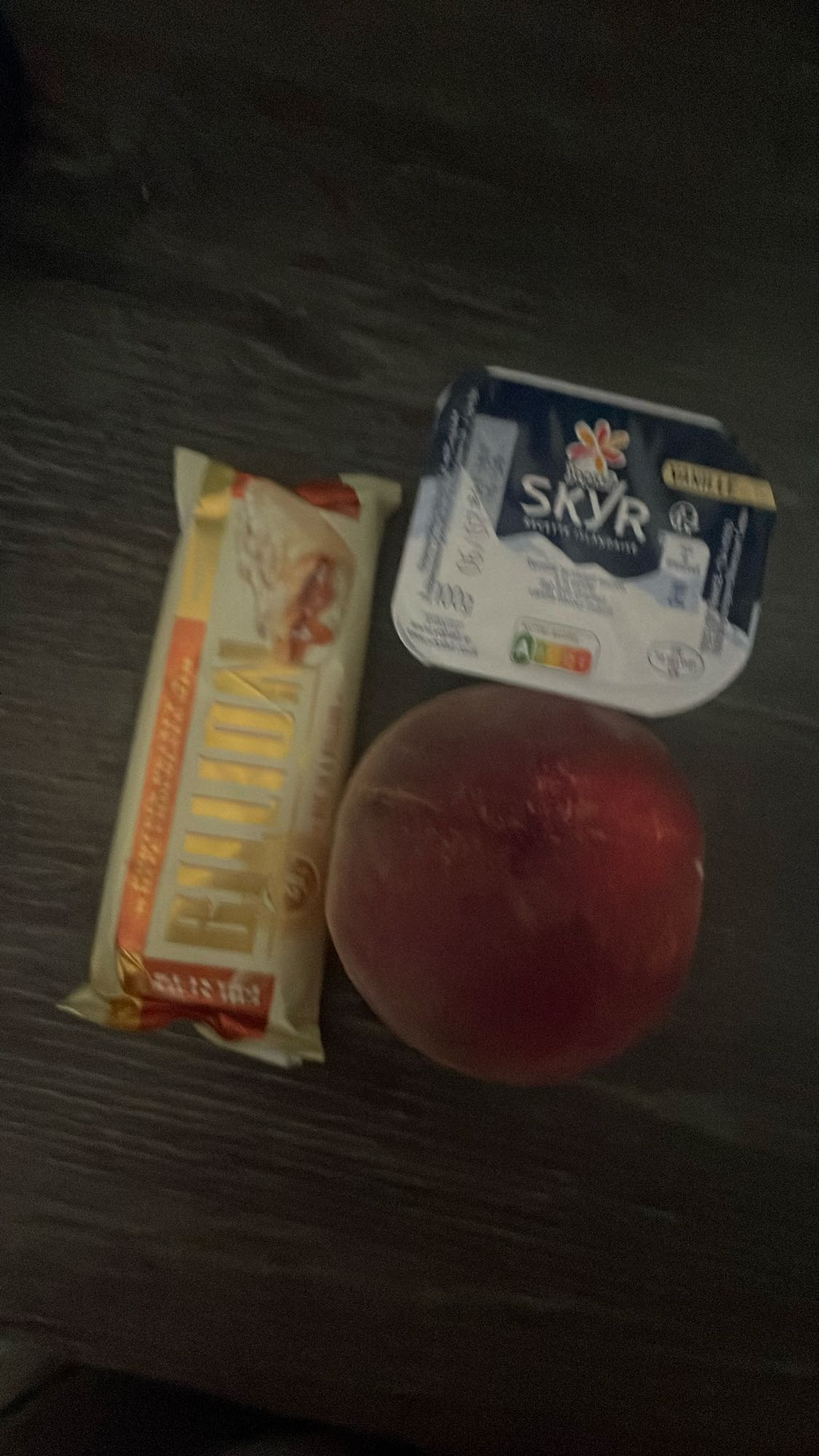 Barre, skyr et pêche