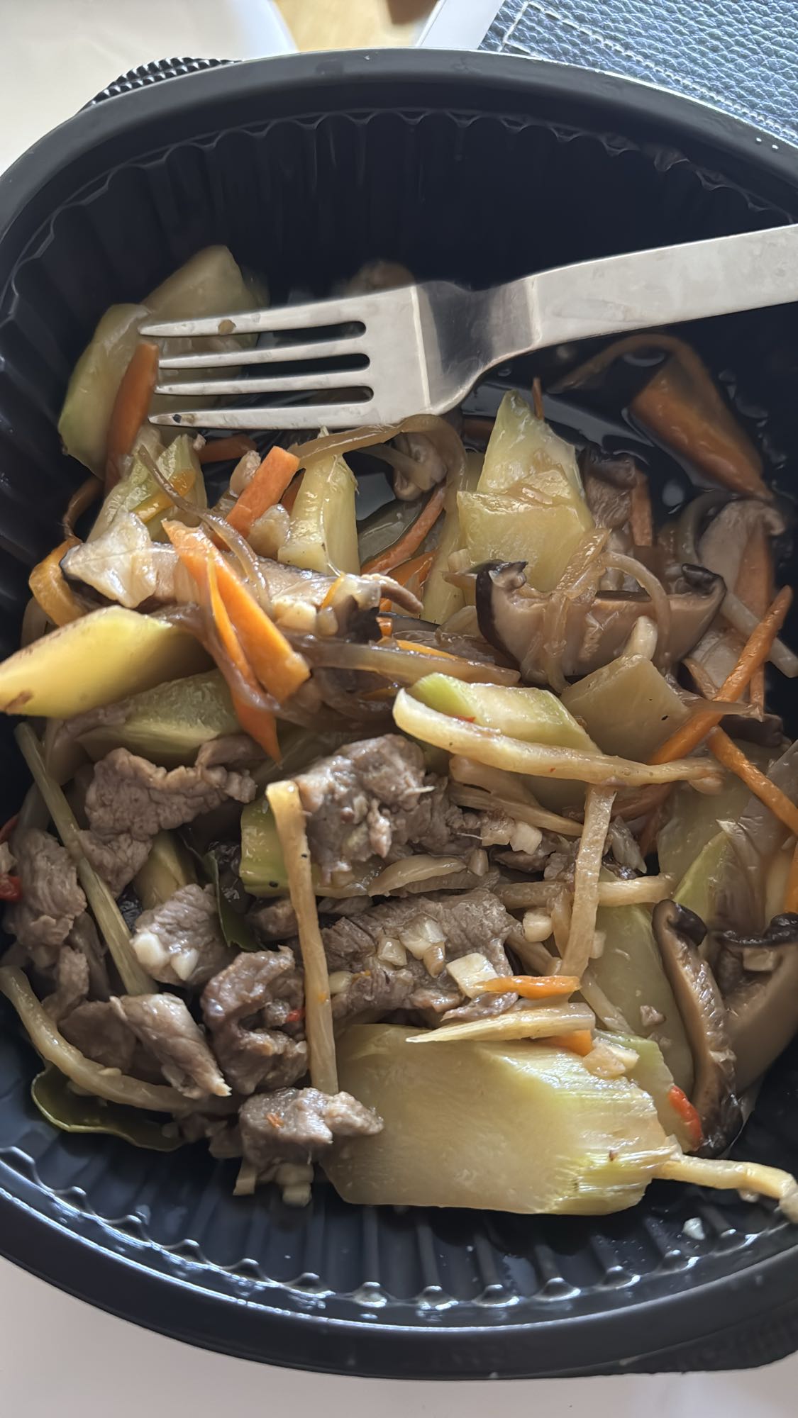 Wokad biff med grönsaker