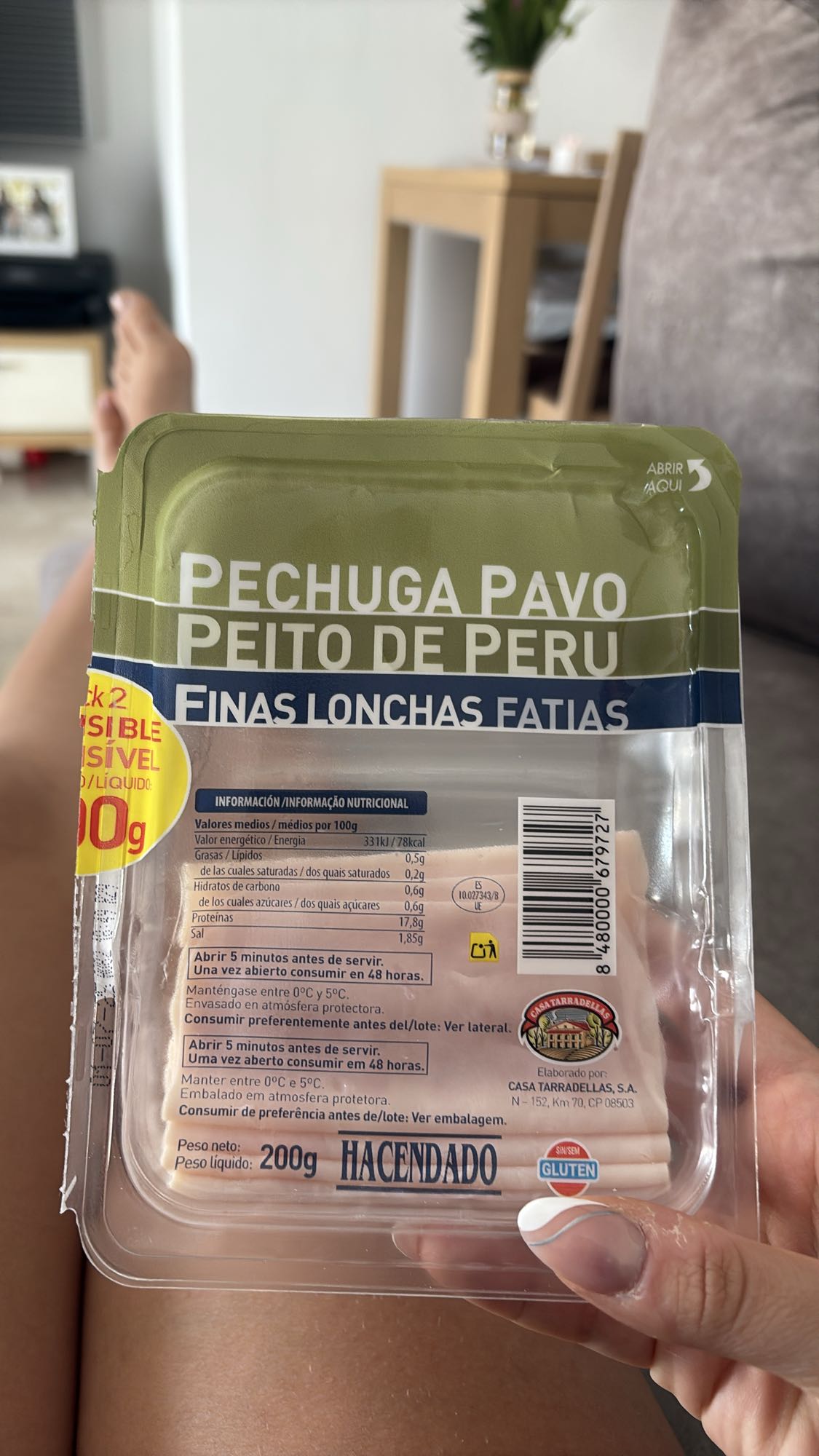 Pechuga de pavo
