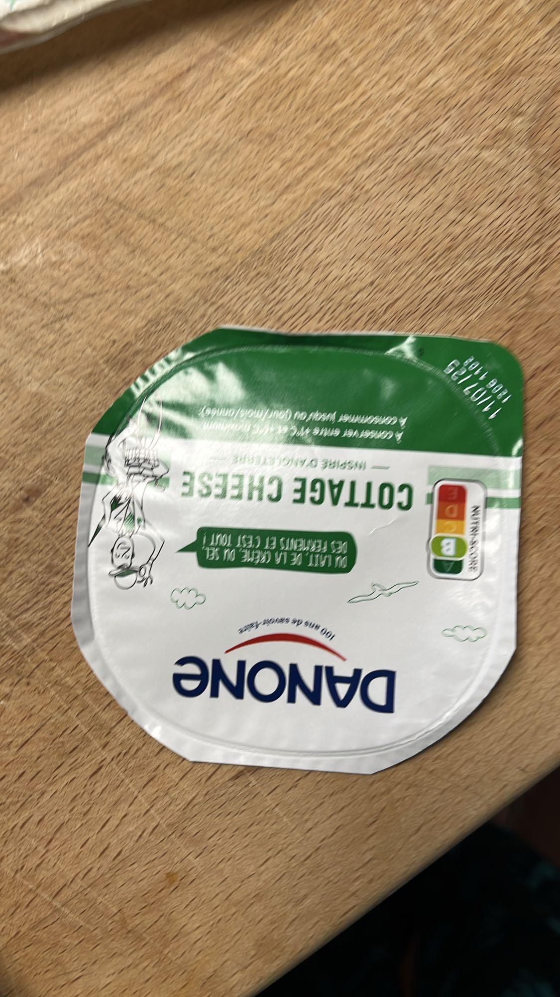 fromage cottage Danone