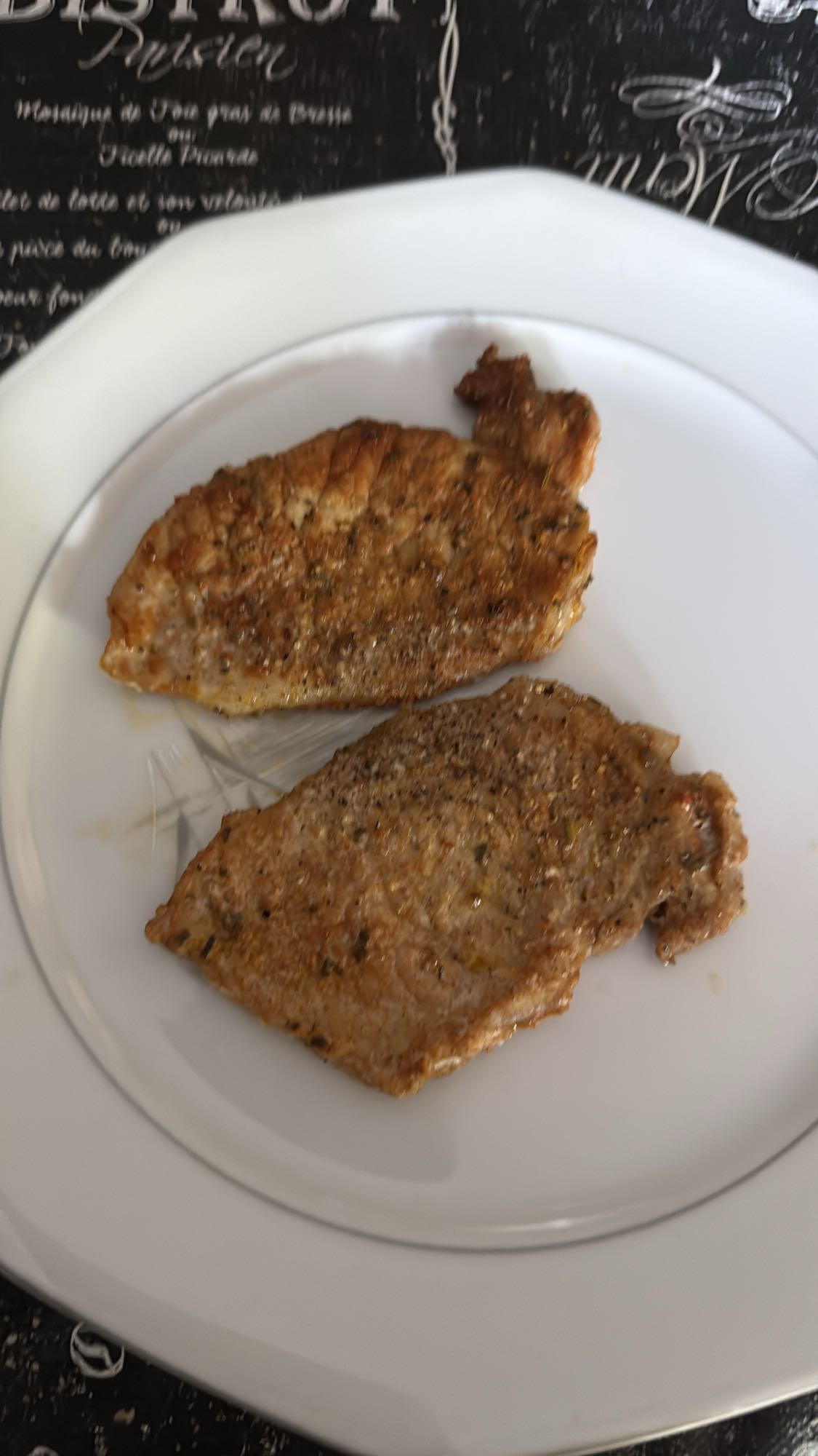 Escalopes de porc grillées