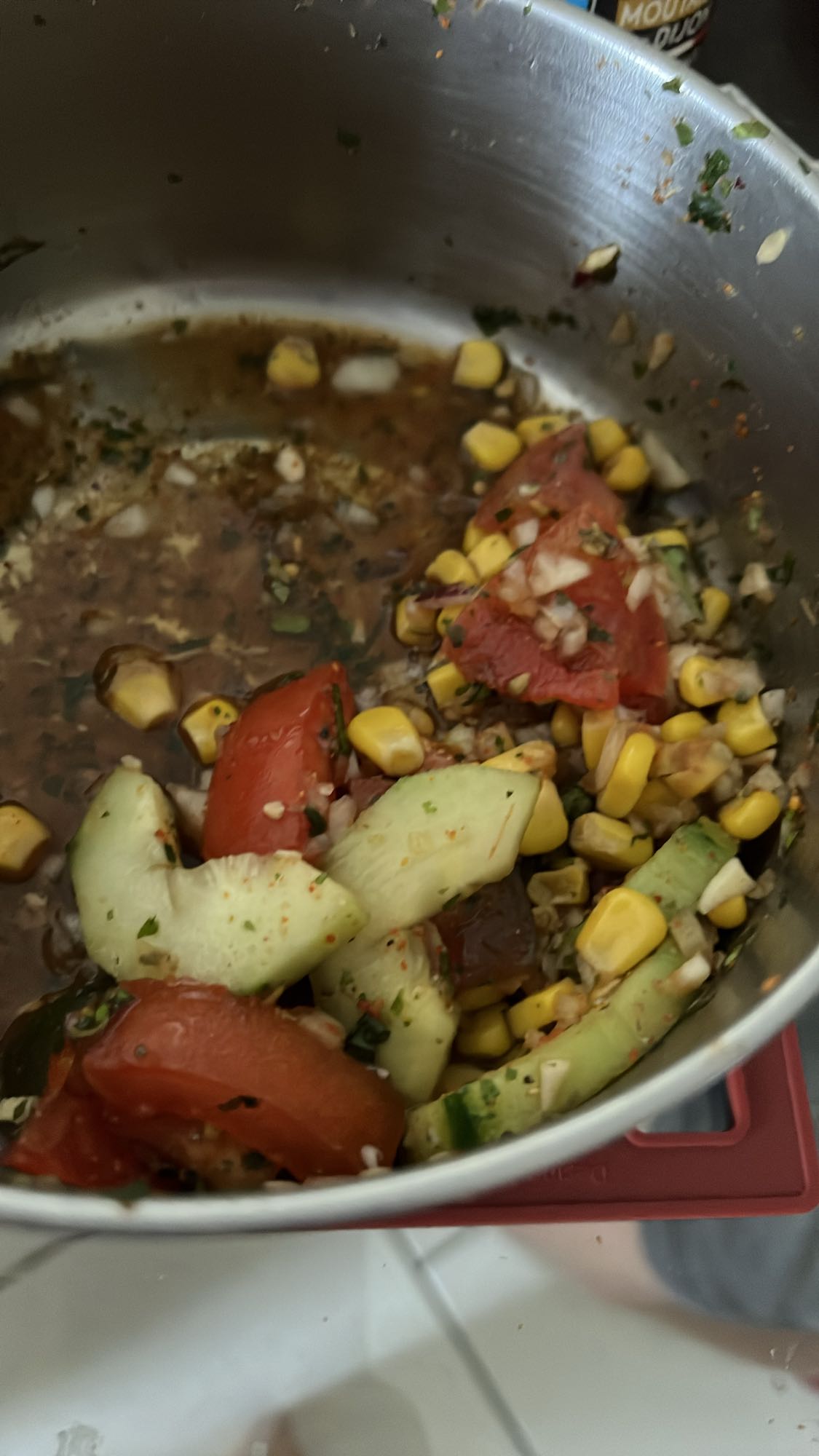 salade de légumes frais