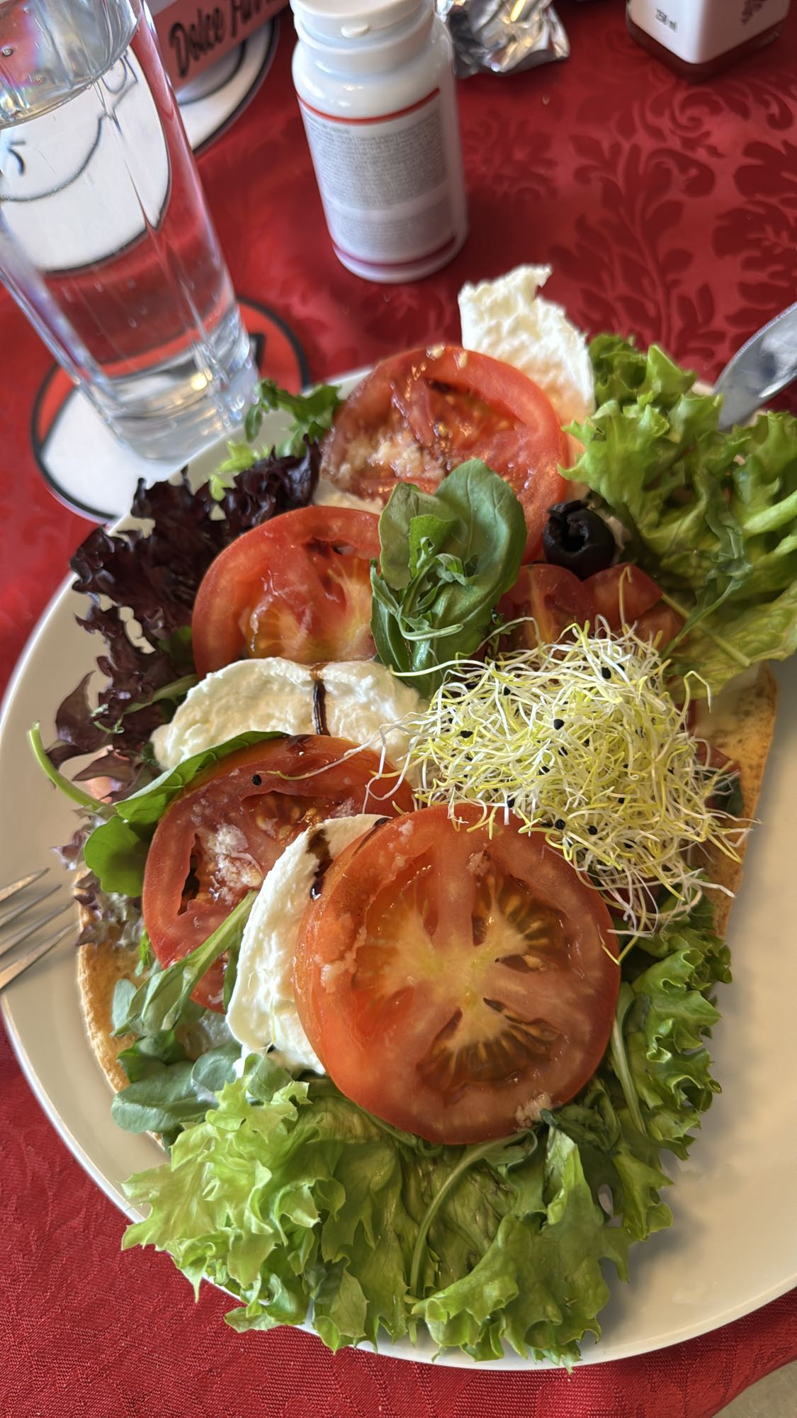 Caprese Veggie Open Sandwich