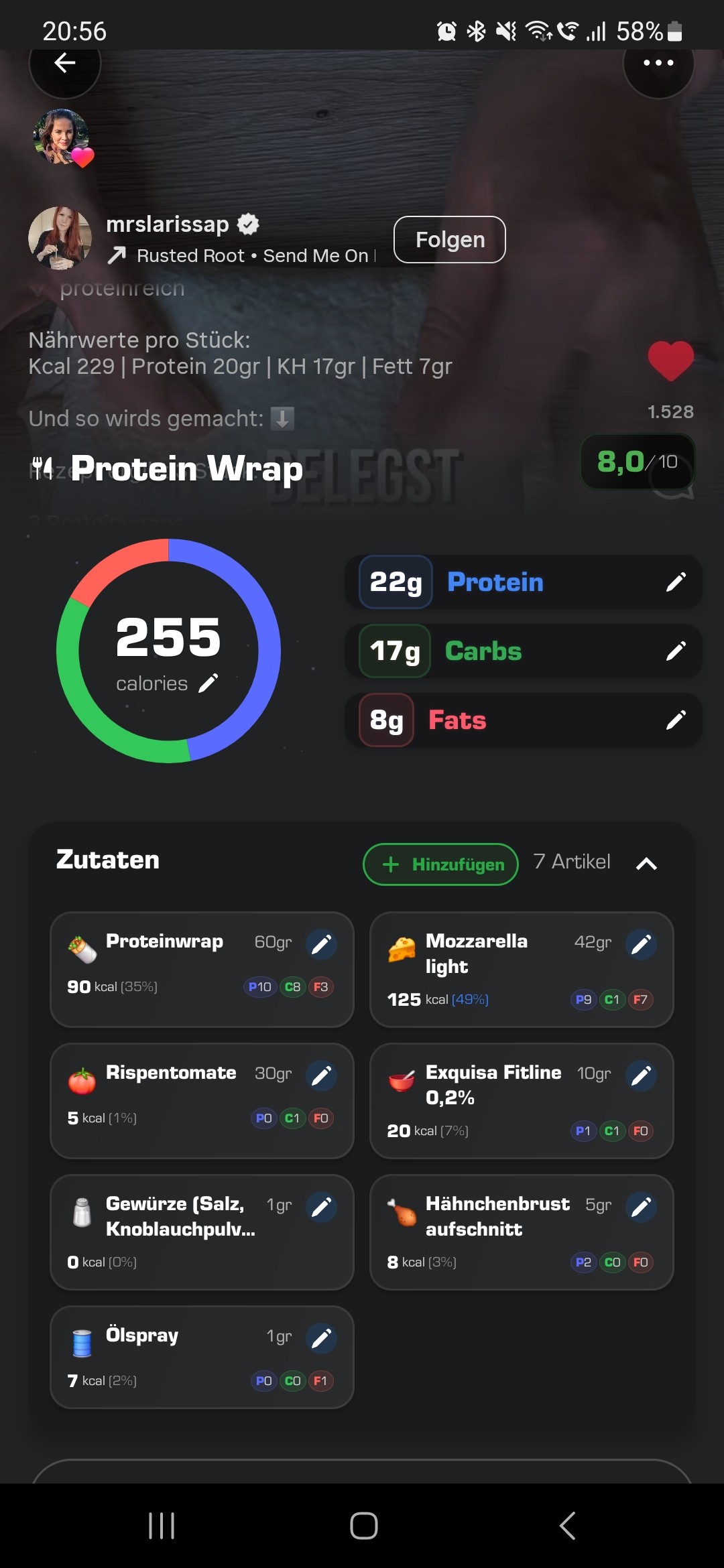 Protein Wrap