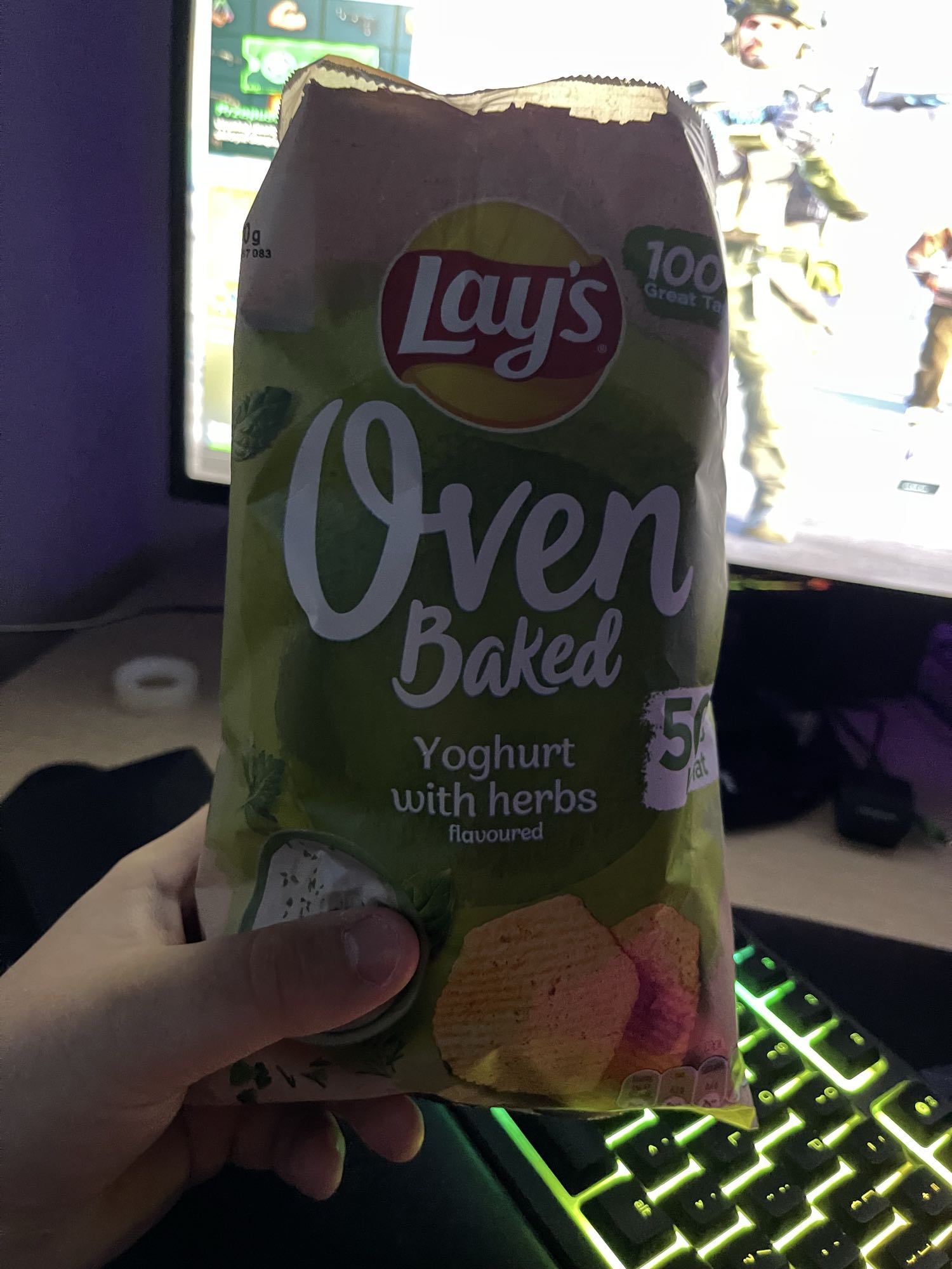 Lay's pieczone jogurt zioła