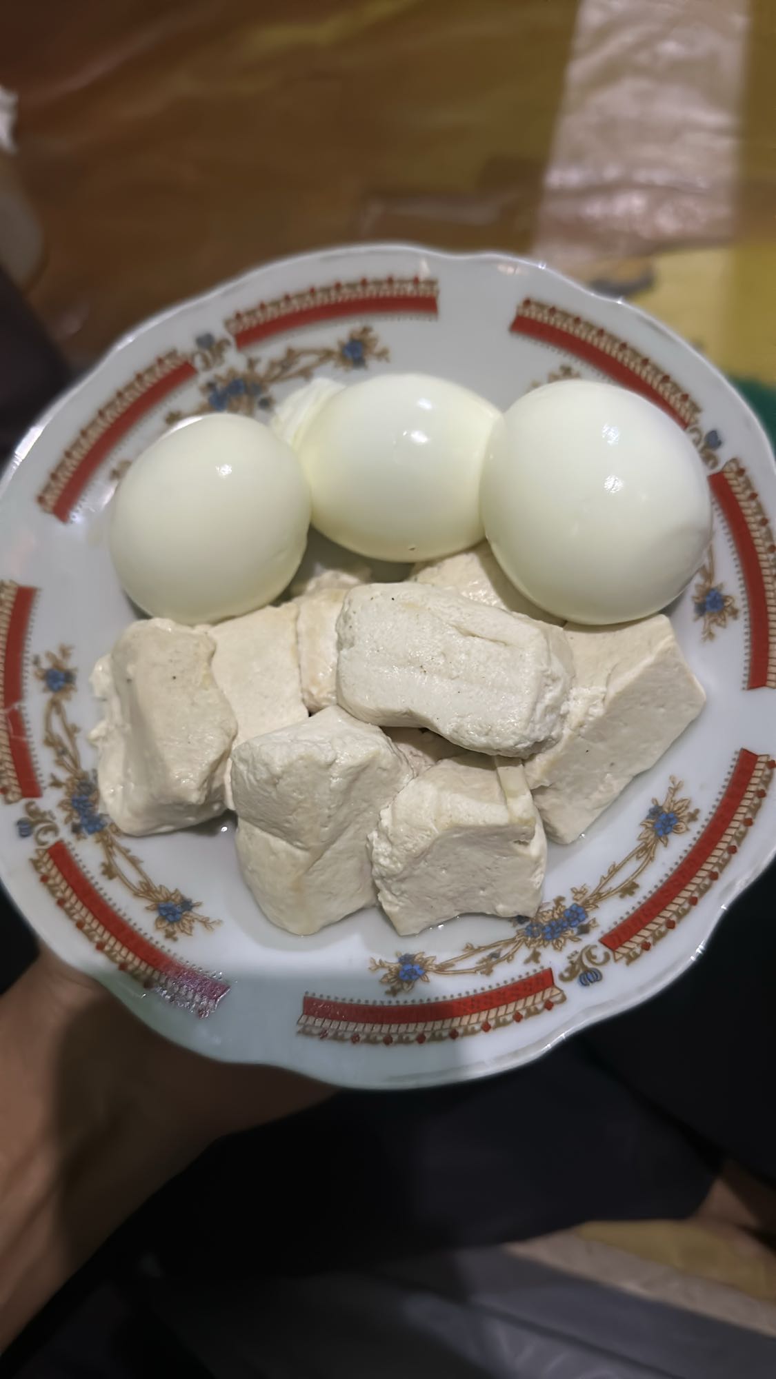 Boiled Eggs and Tofu