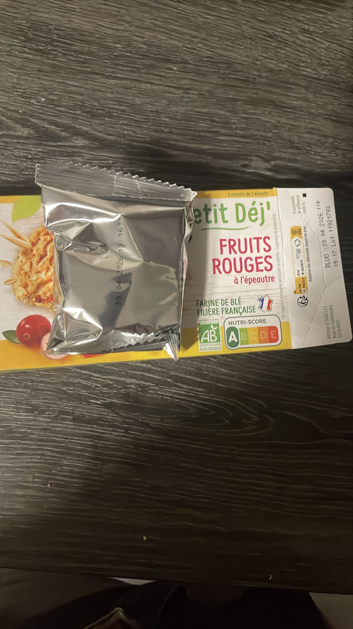 Biscuits fruits rouges