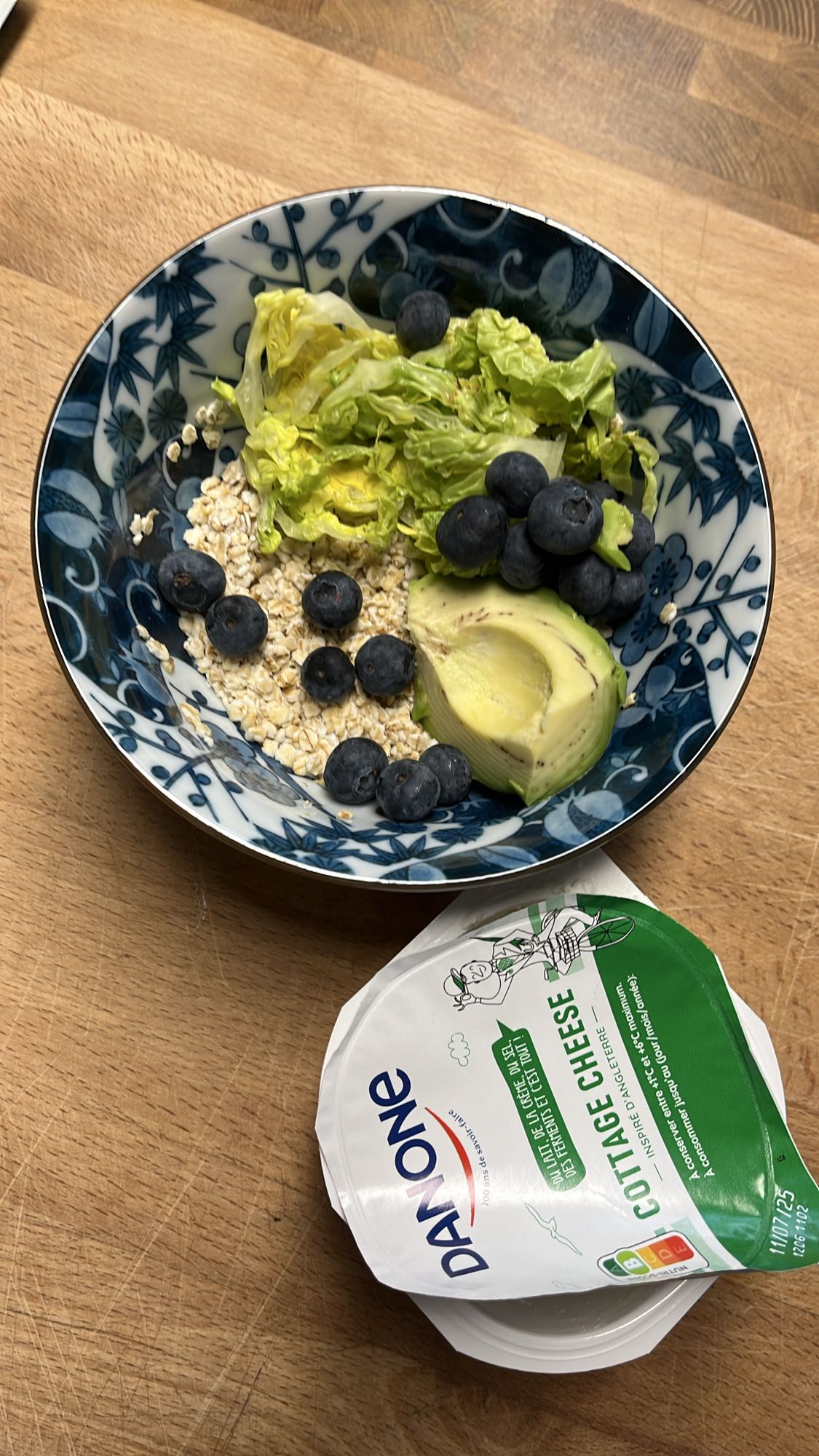 Bol santé cottage fromage