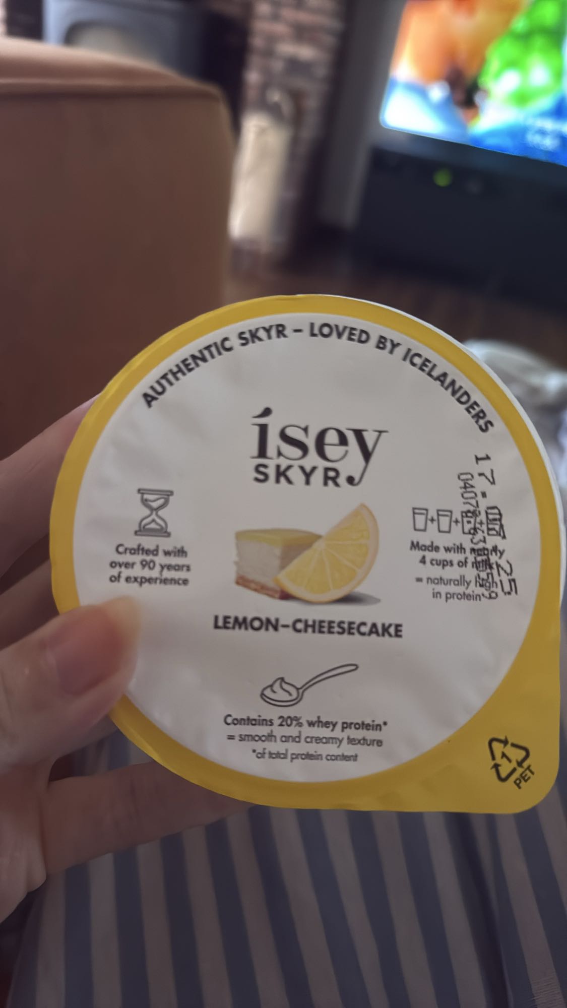 Skyr citroen cheesecake