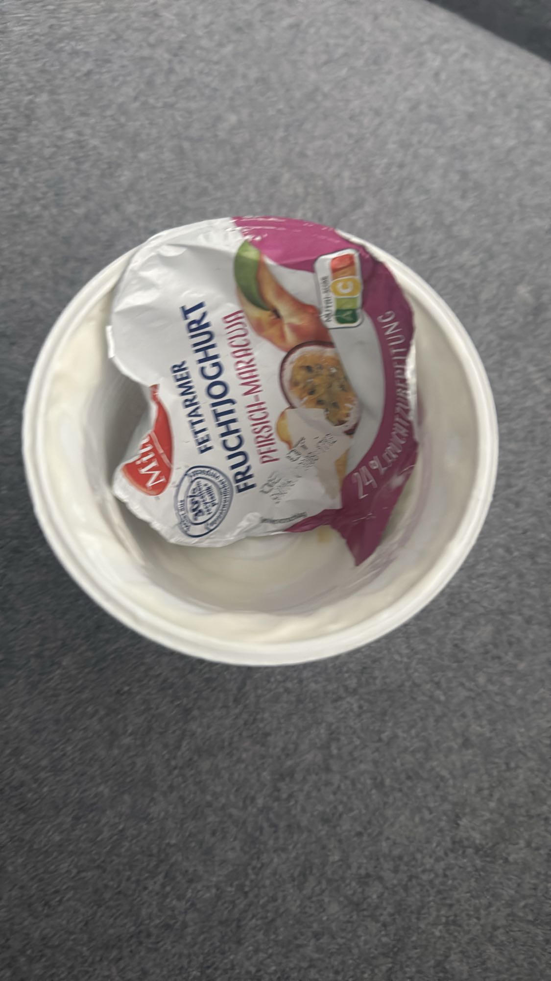 Peach Maracuja Yogurt