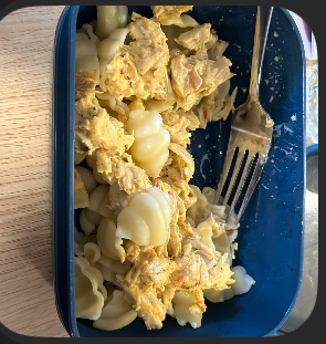 Kycklingpasta med sås