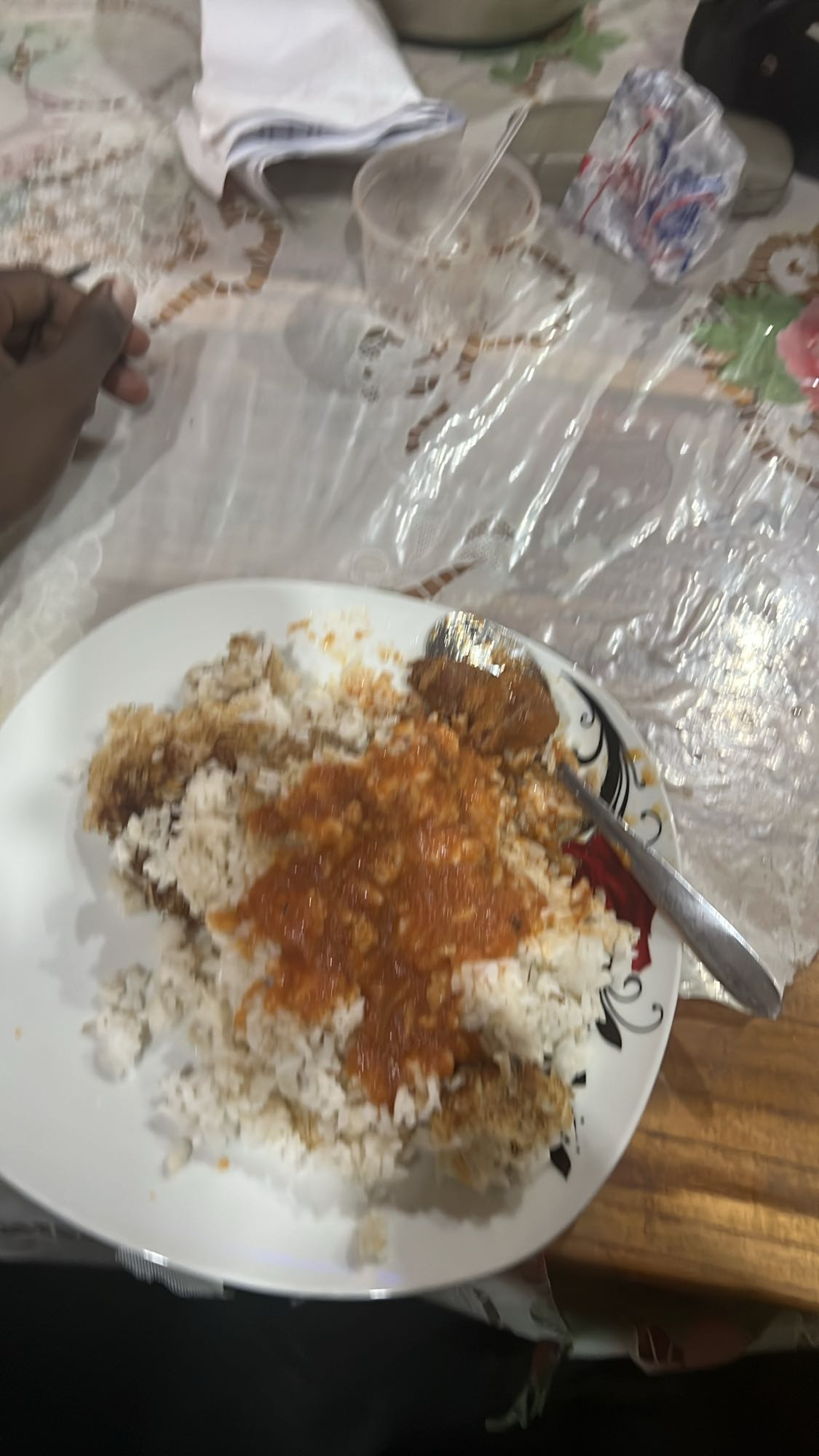 Rice with tomato stew