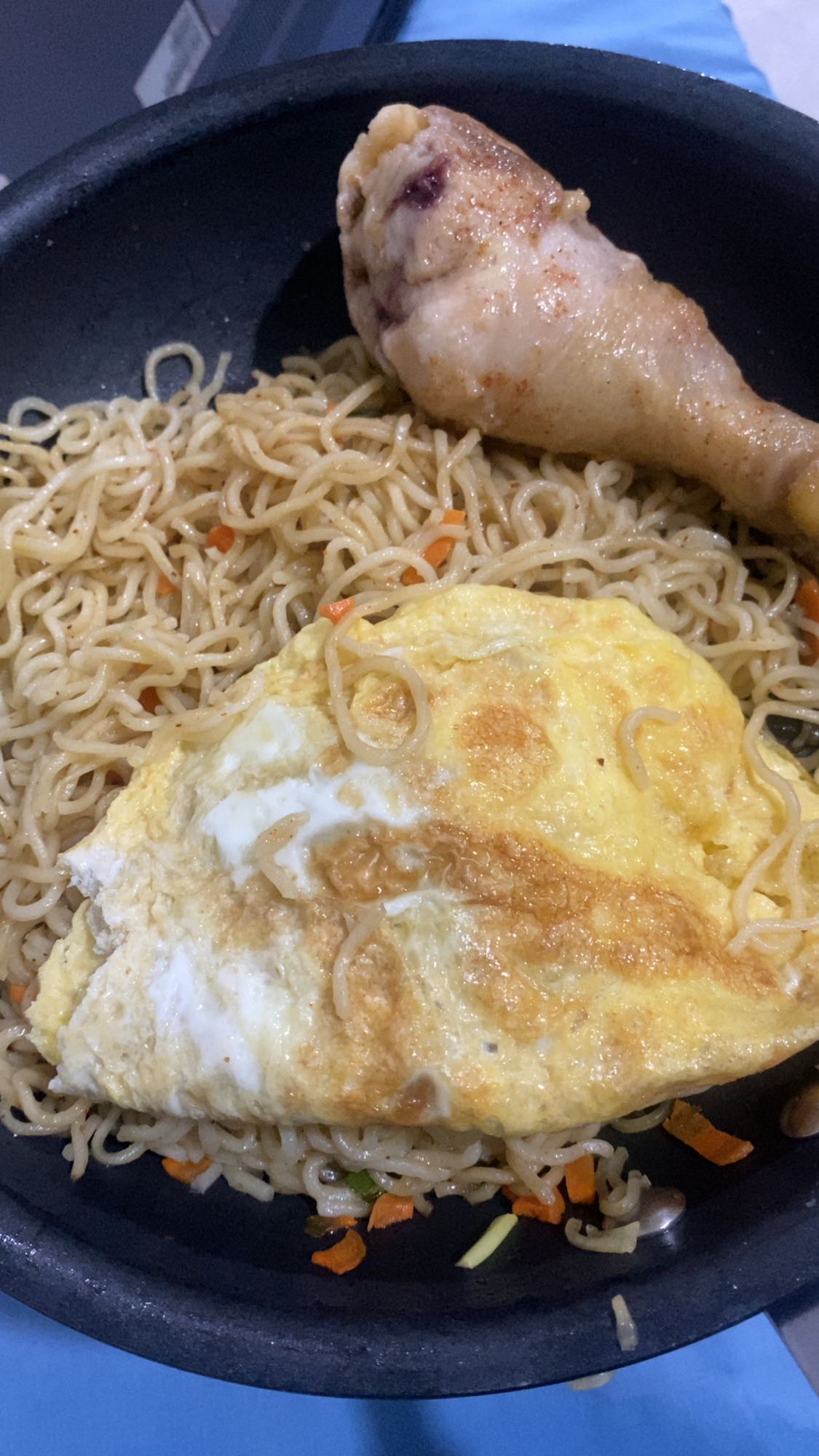 Noodles with Egg & Chicken