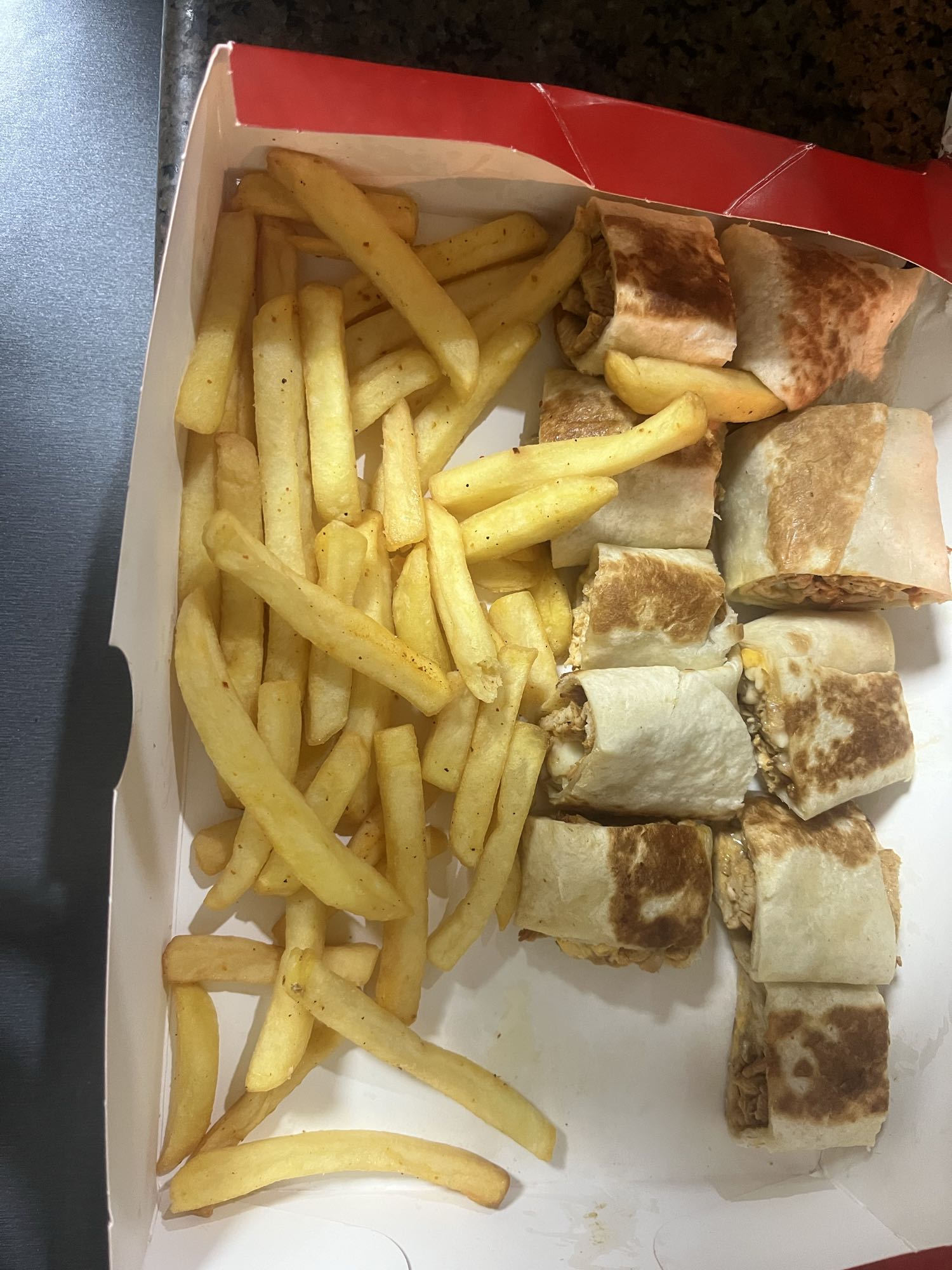 شاورما مع بطاطس