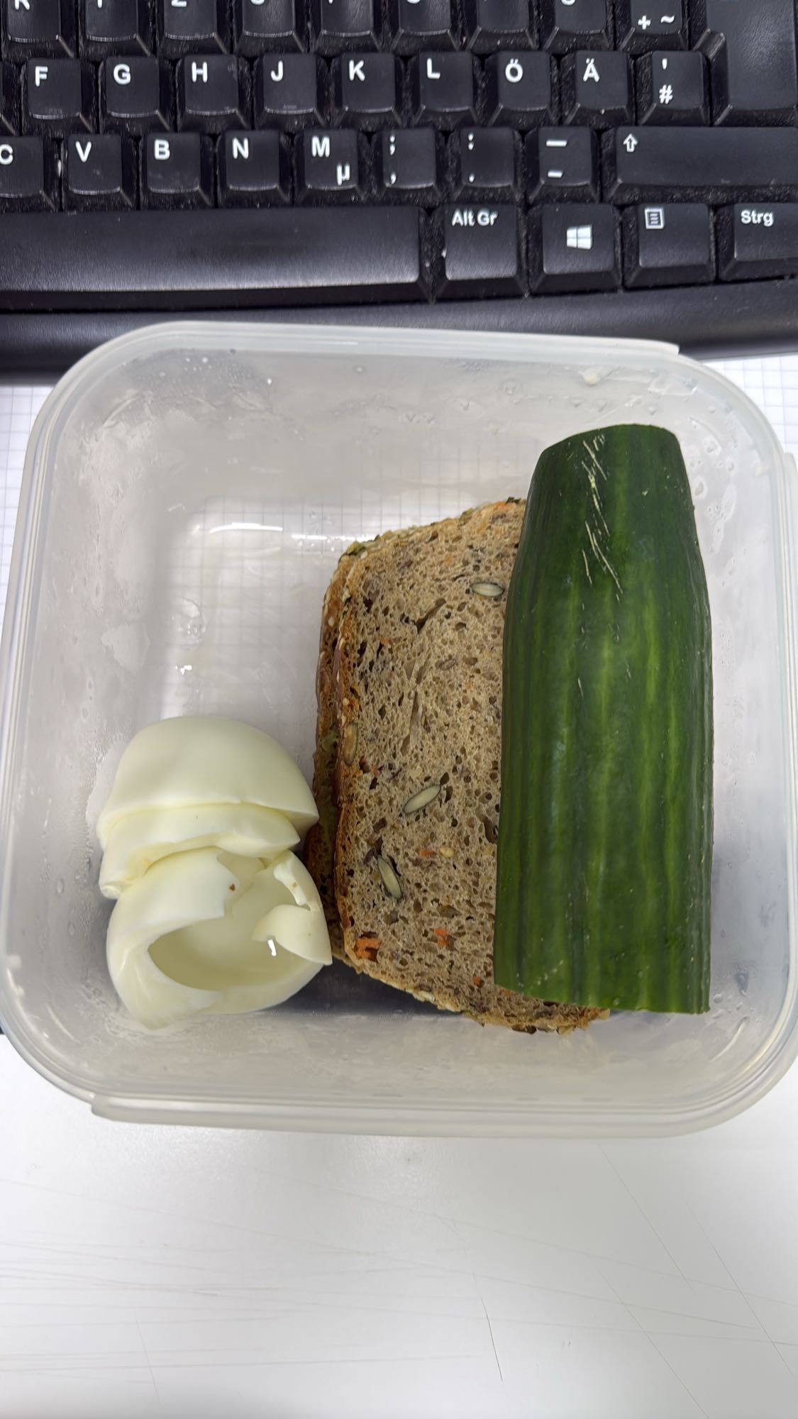 Ei, Brot & Gurke Snack