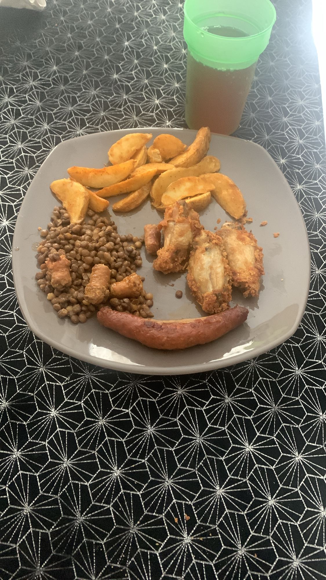 Assiette mixte friture