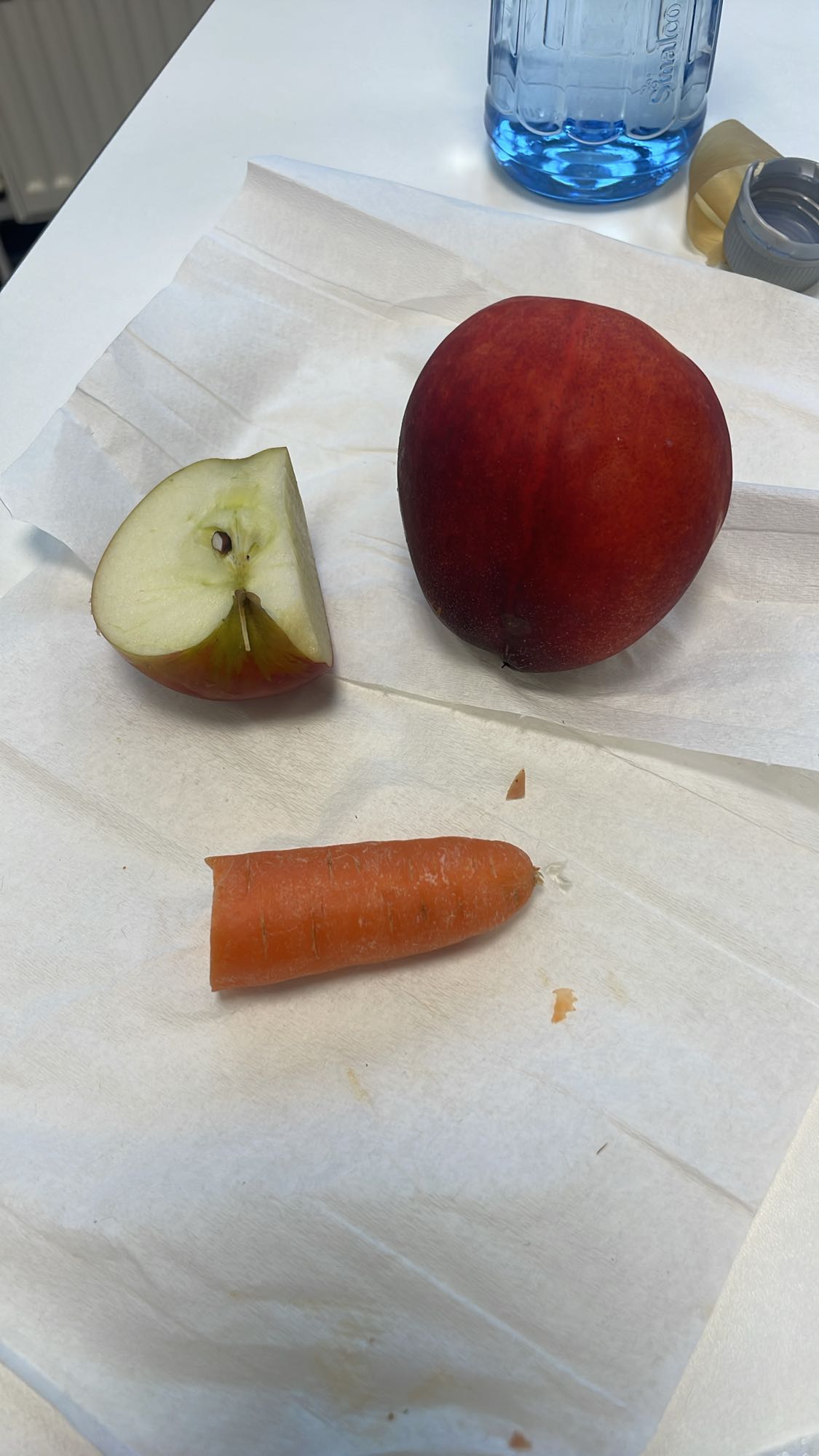 Früchte und Karotte Snack