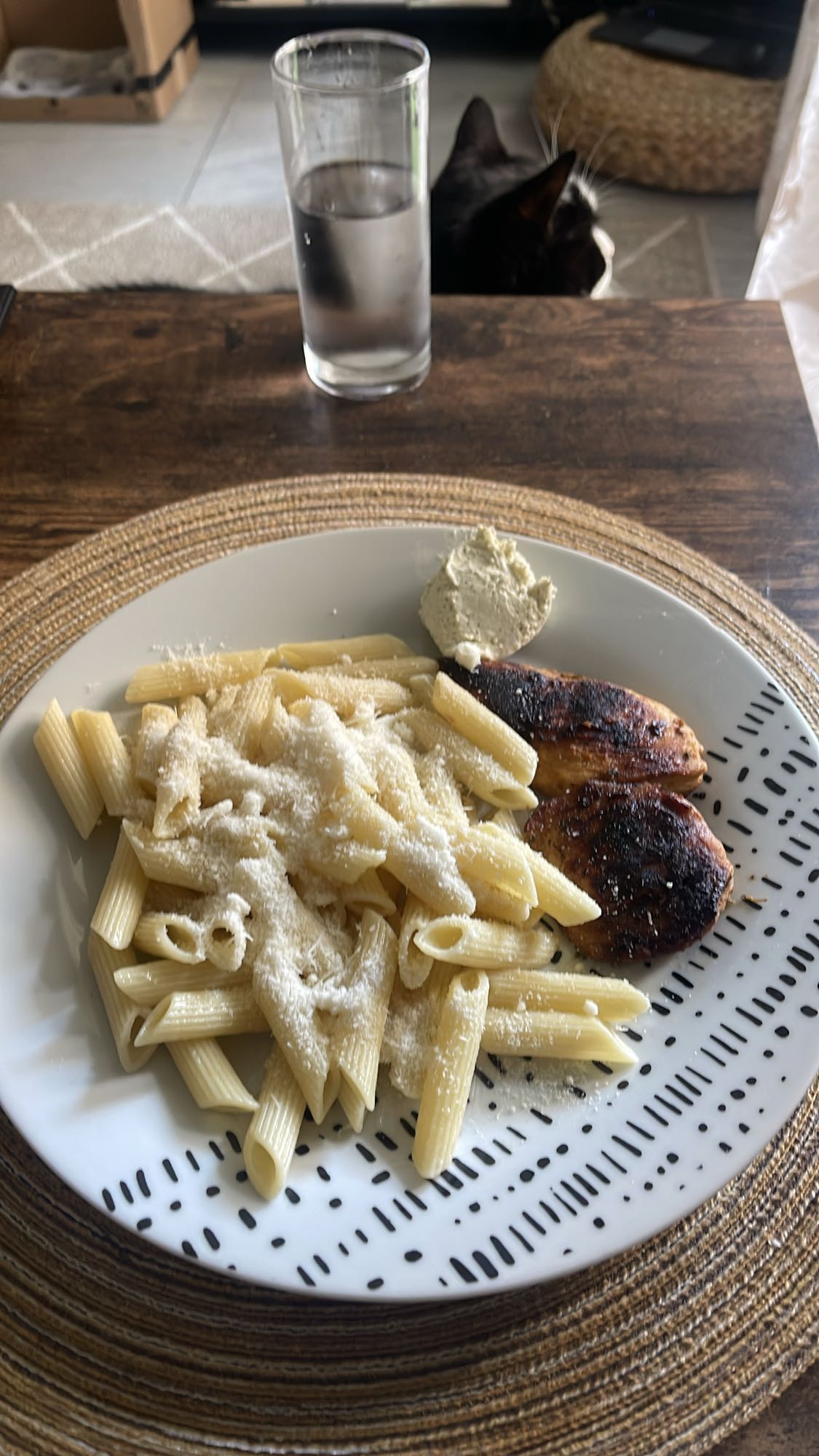 Pâtes poulet parmesan