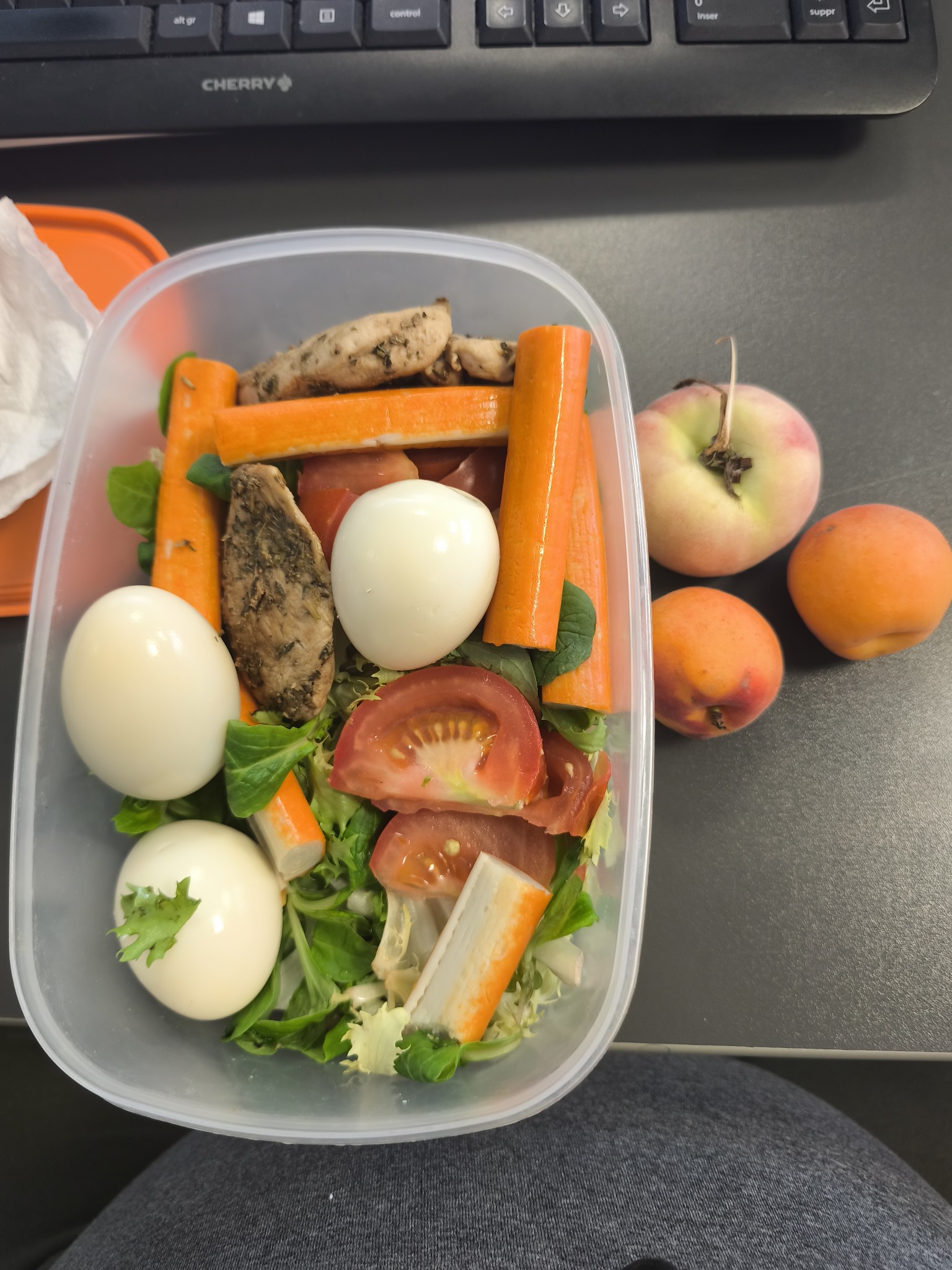 Salade protéinée fraîche