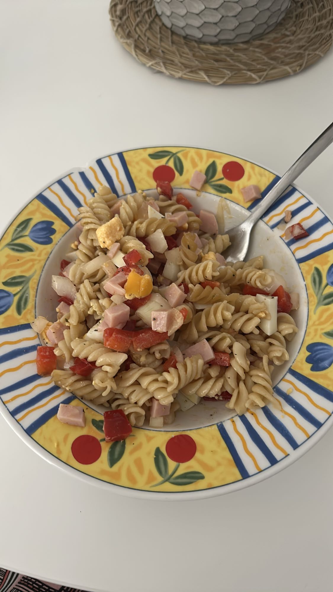 ensalada de pasta fría