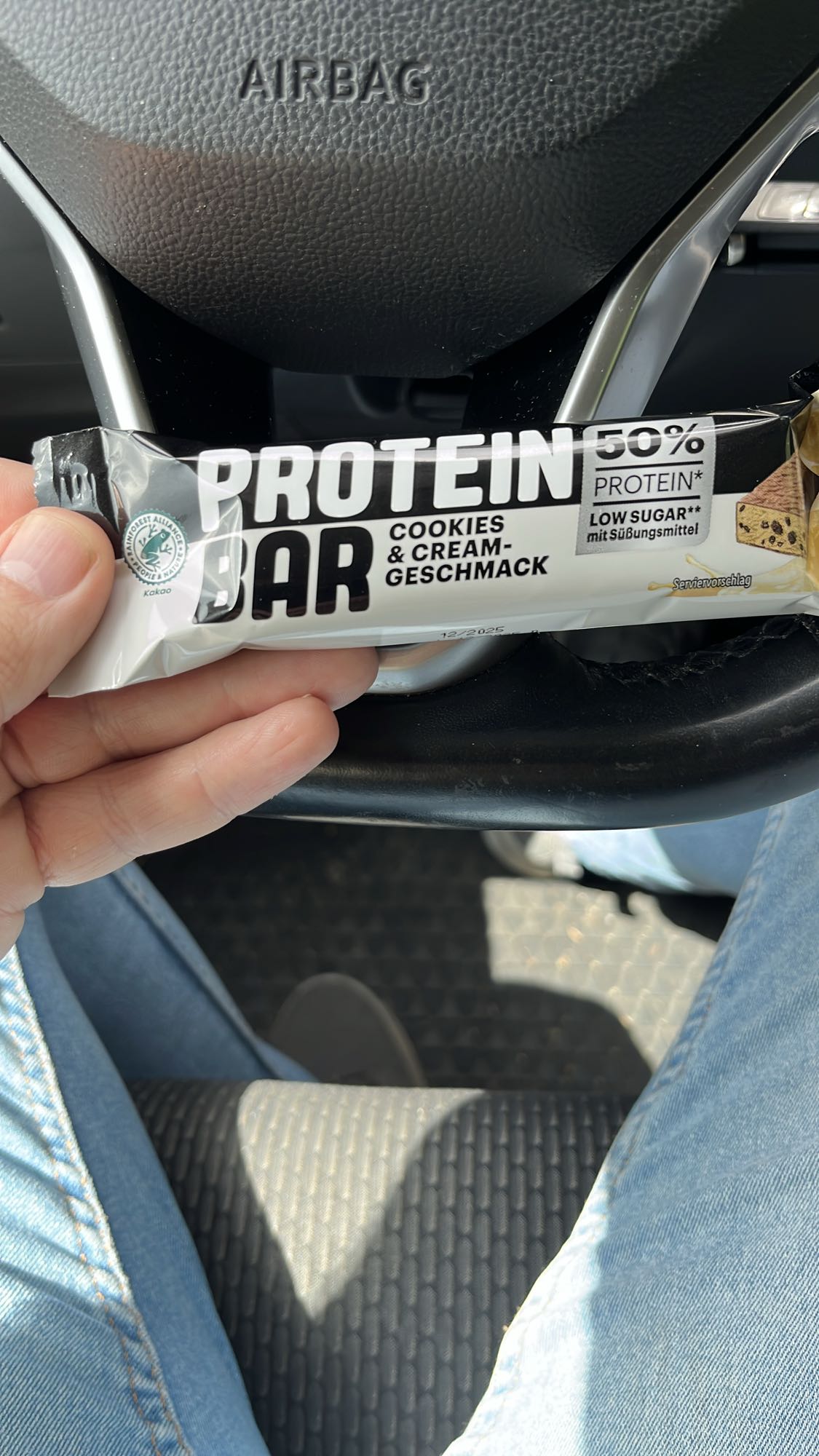 Proteinriegel Cookies & Cream