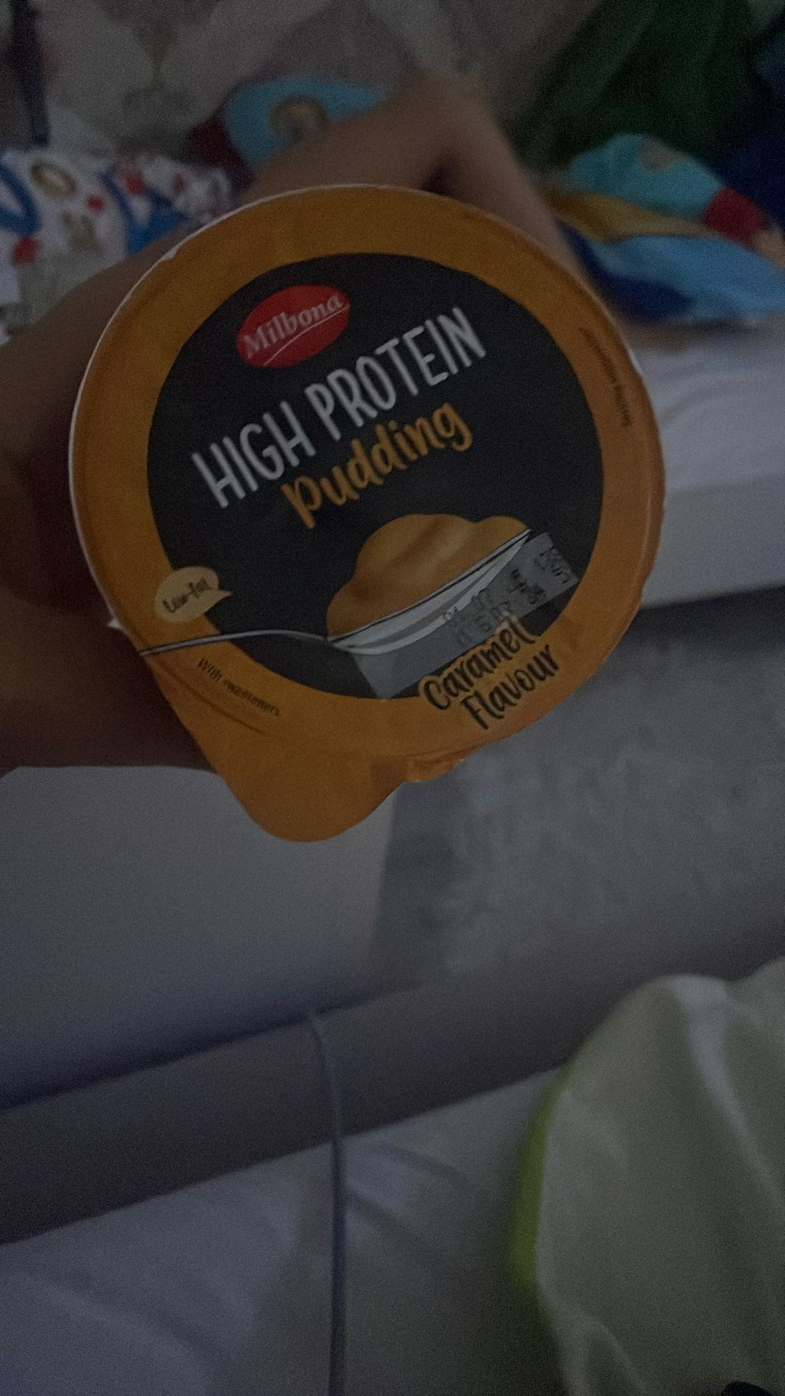 Budincă caramel proteică