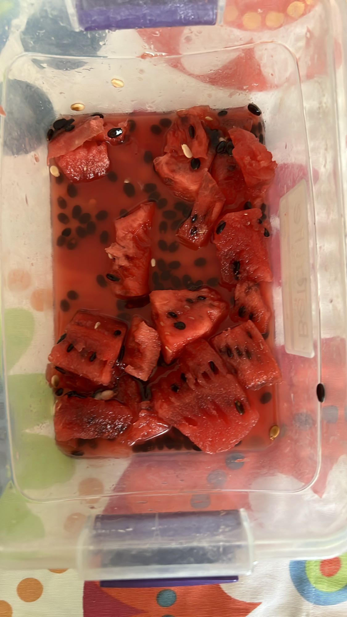 Fresh Watermelon Cubes