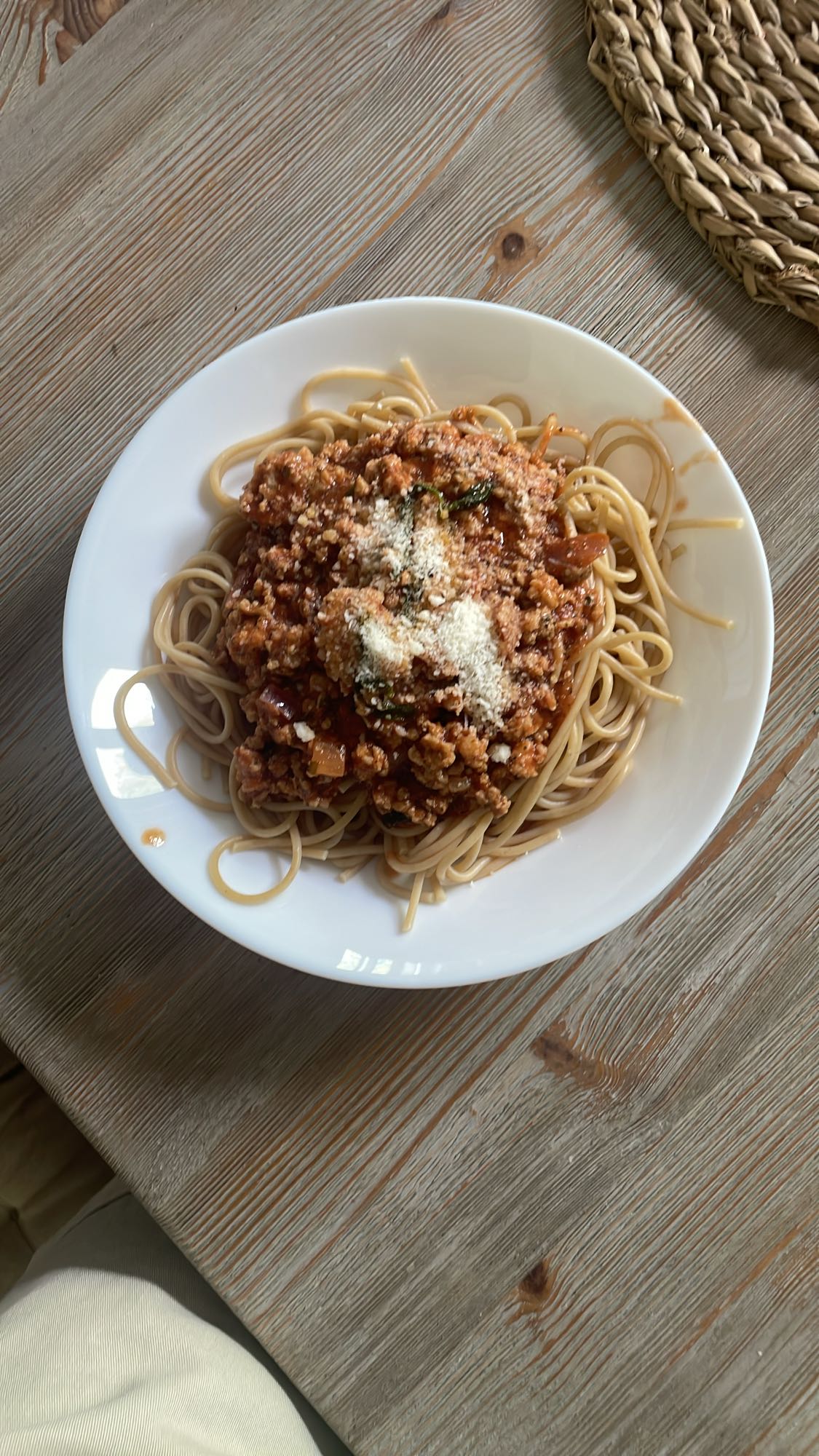 Spaghetti z sosem bolońskim