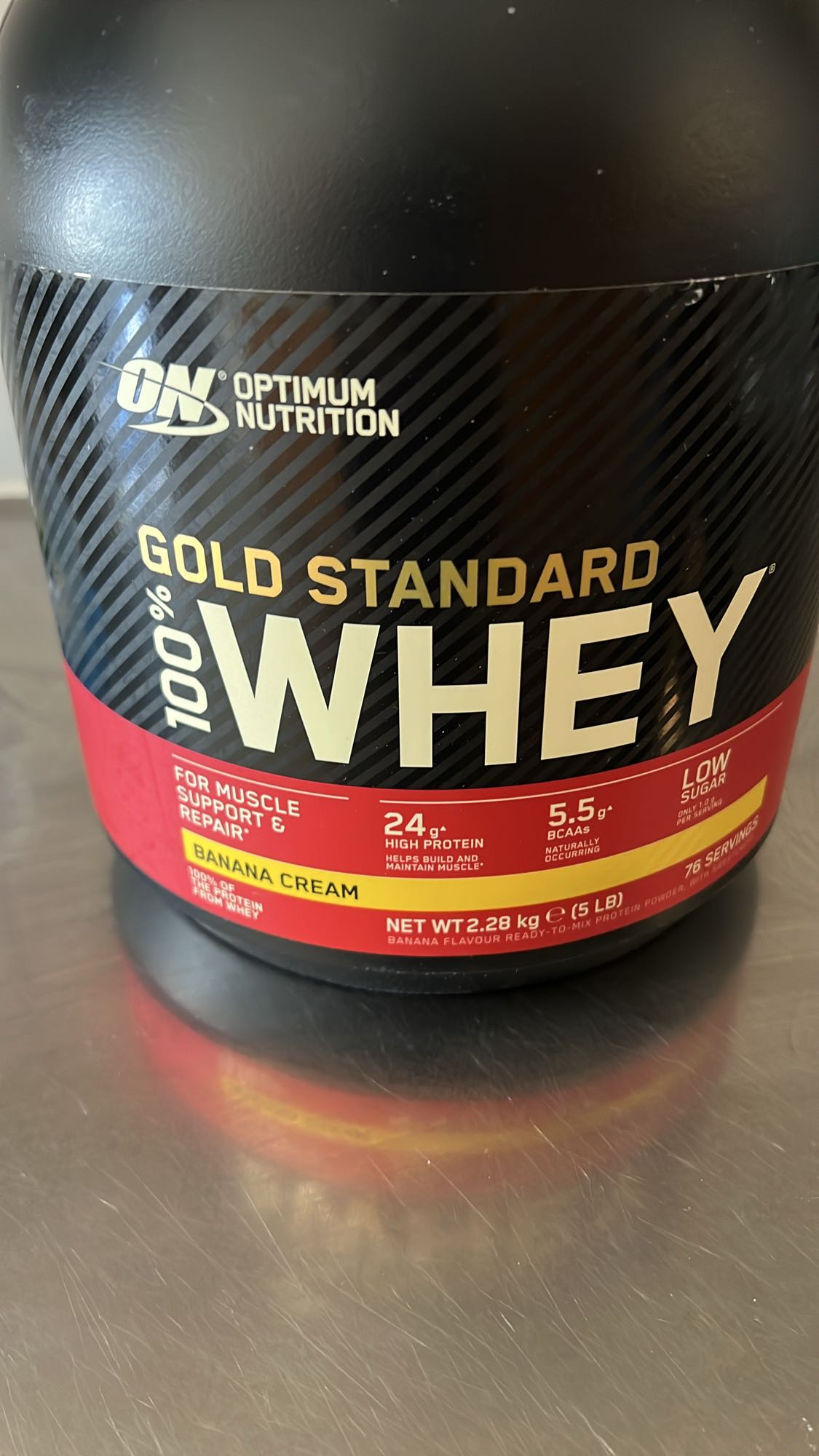 Banankräm vassleprotein