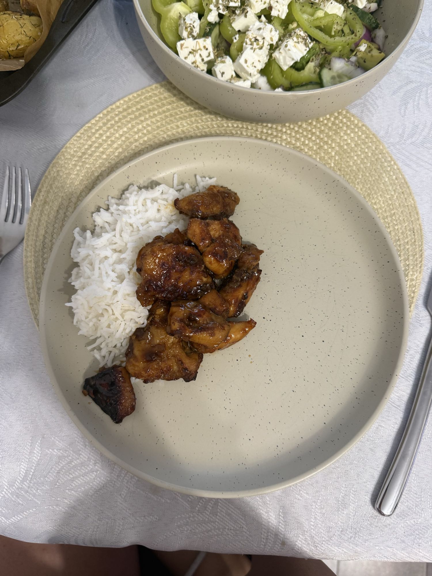 Grilled Chicken with Rice