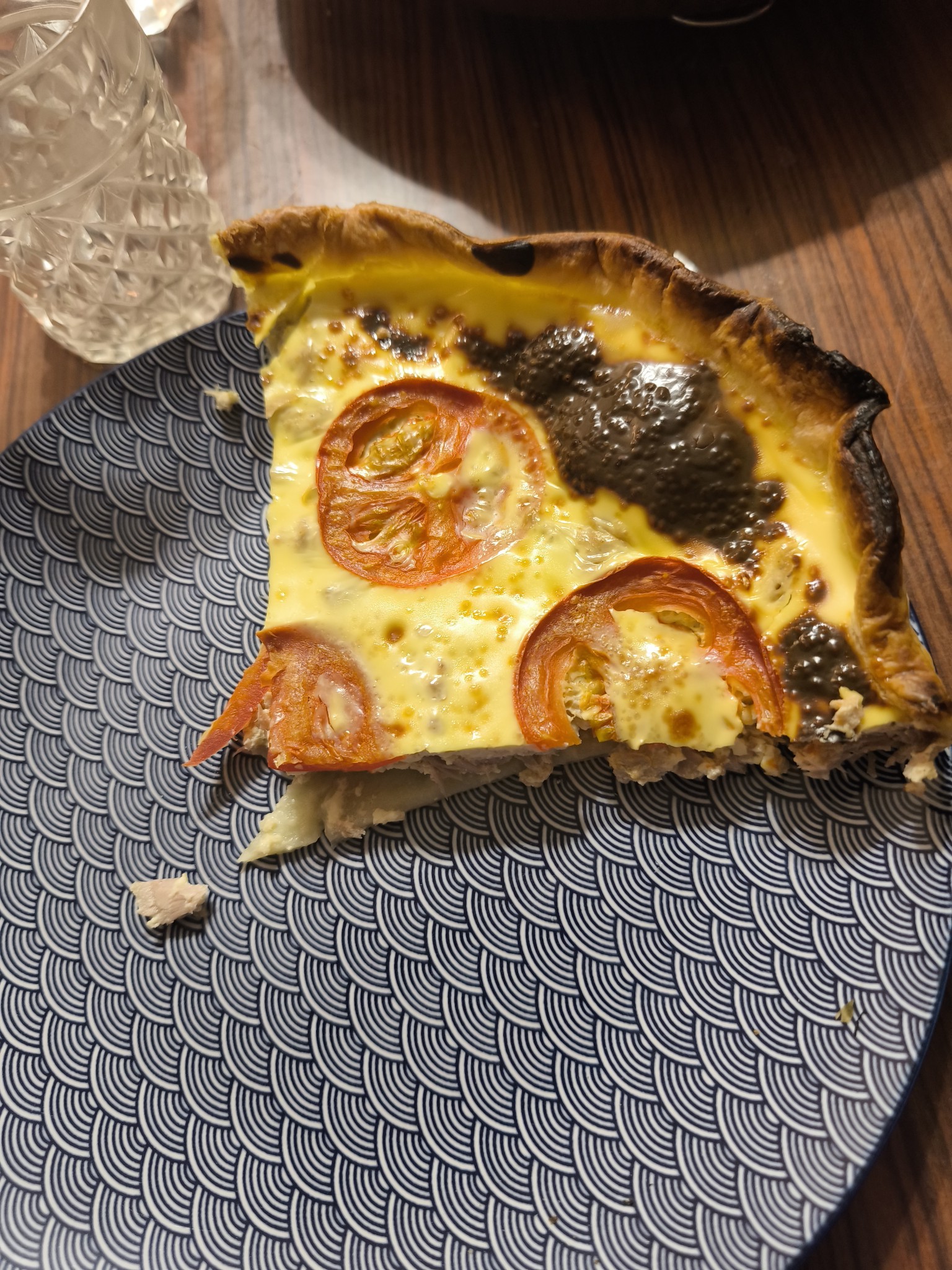 Part de quiche tomate