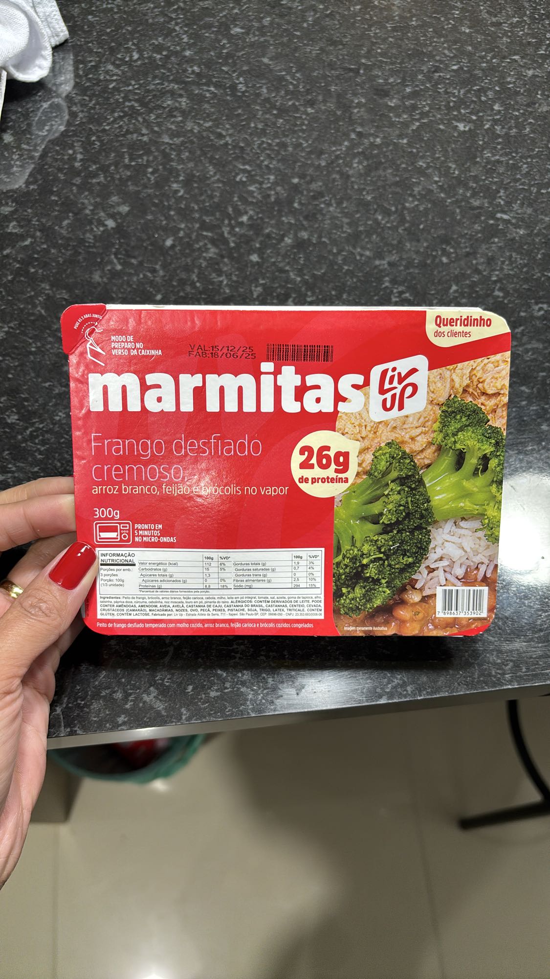 Frango desfiado cremoso