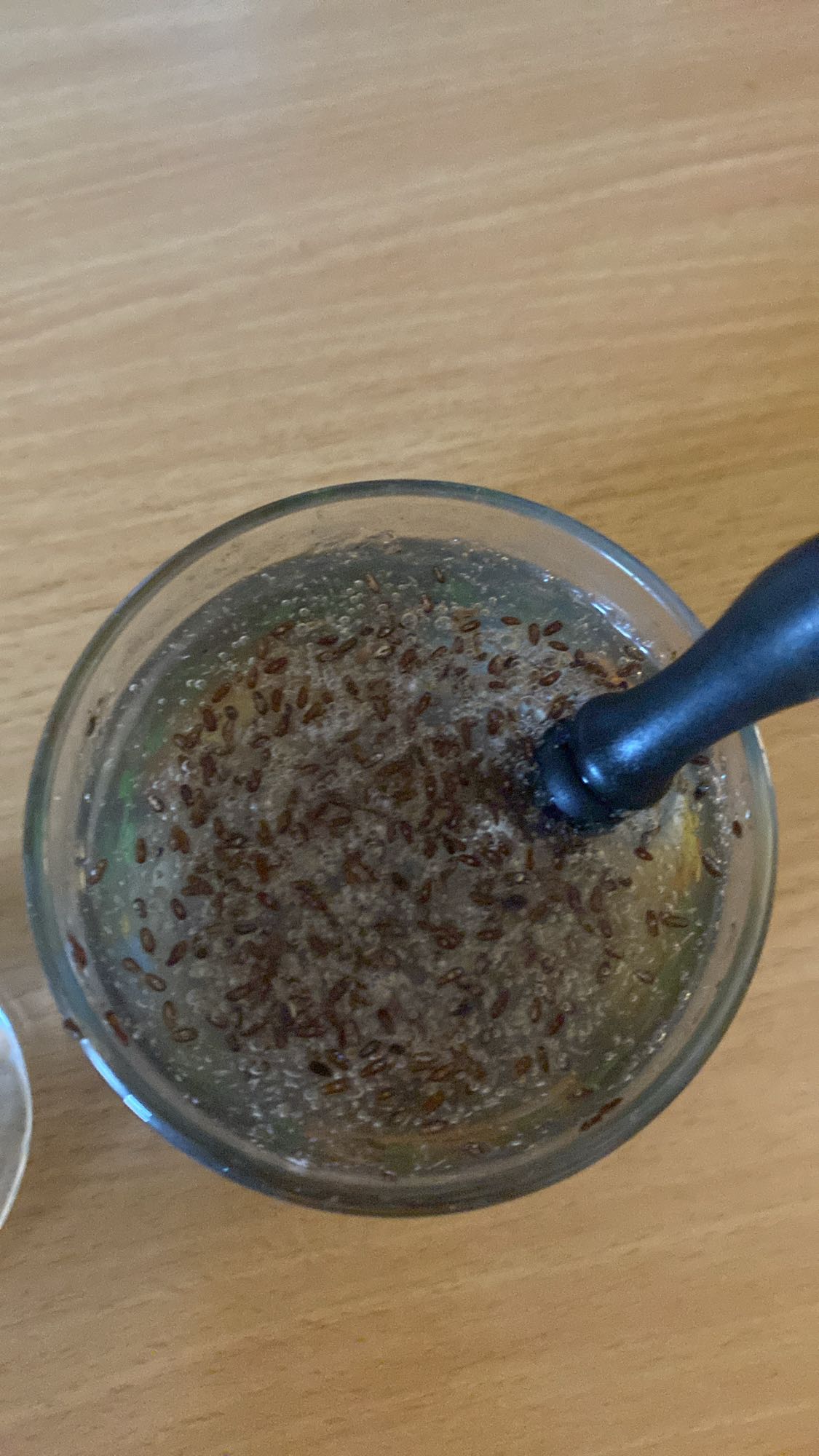 napój z siemieniem lnianym