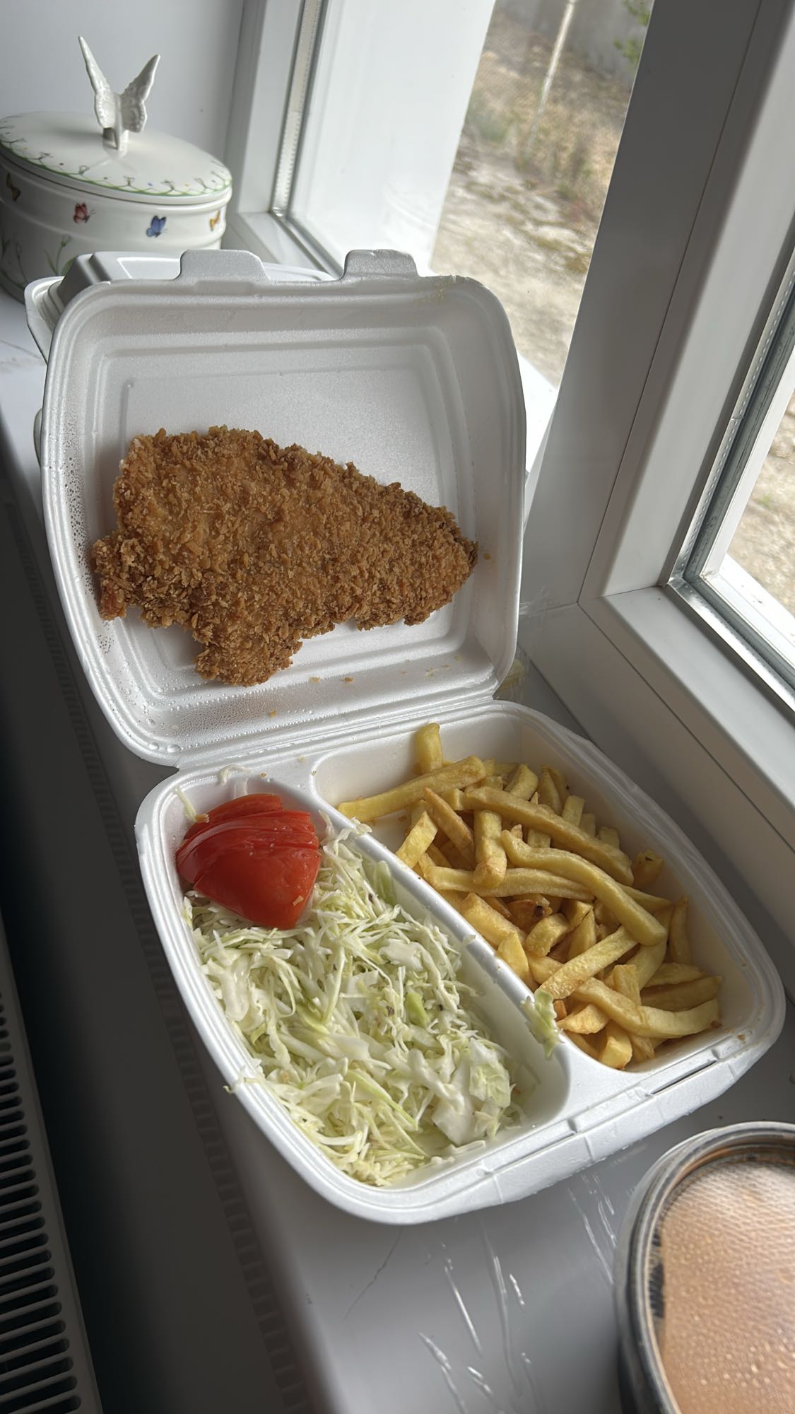 Rántott hal sültkrumplival