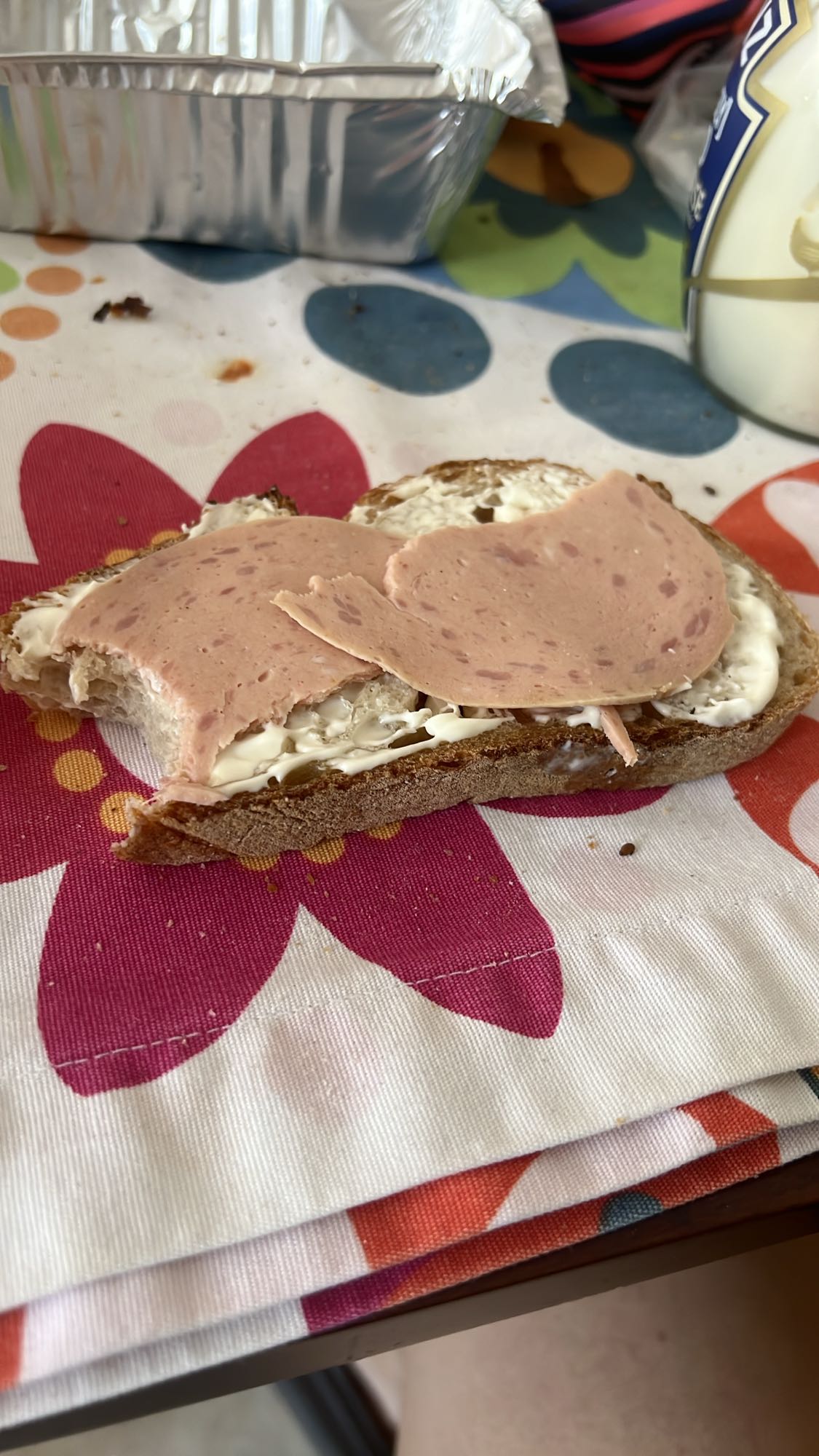 Bologna Sandwich Slice