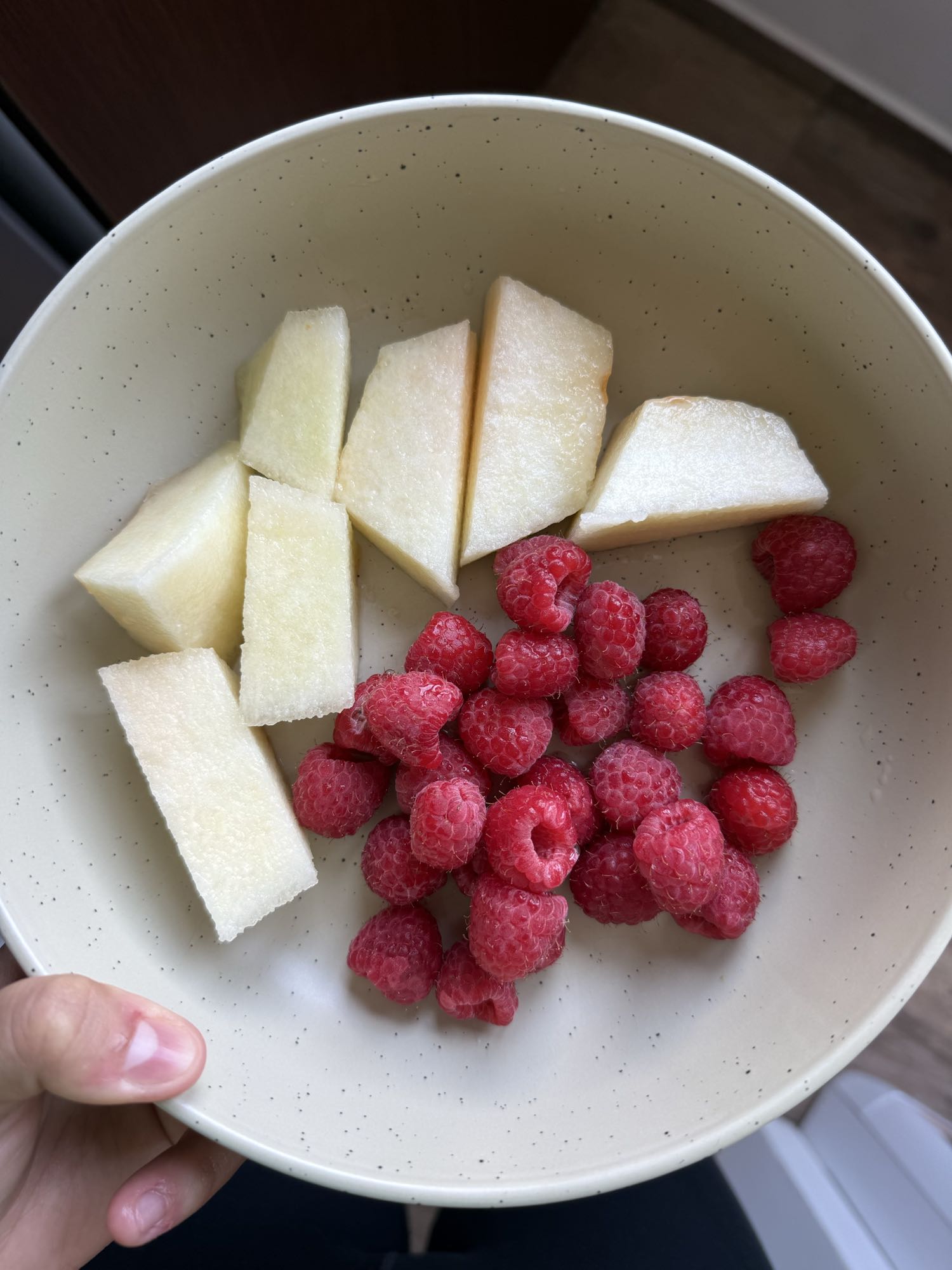 Melon and Raspberry Bowl